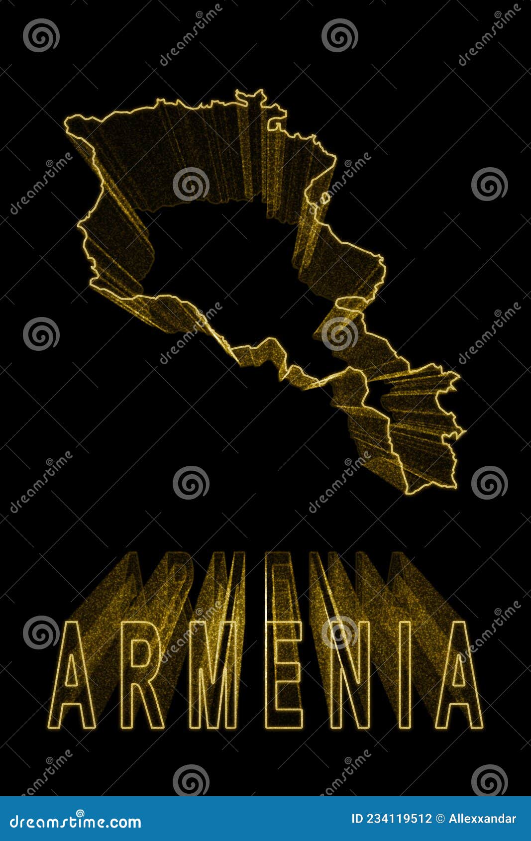 1067x1690  Карта Армении, Золотая карта на черном фоне иллюстрации - иллюстрация современной, политической: 234119512