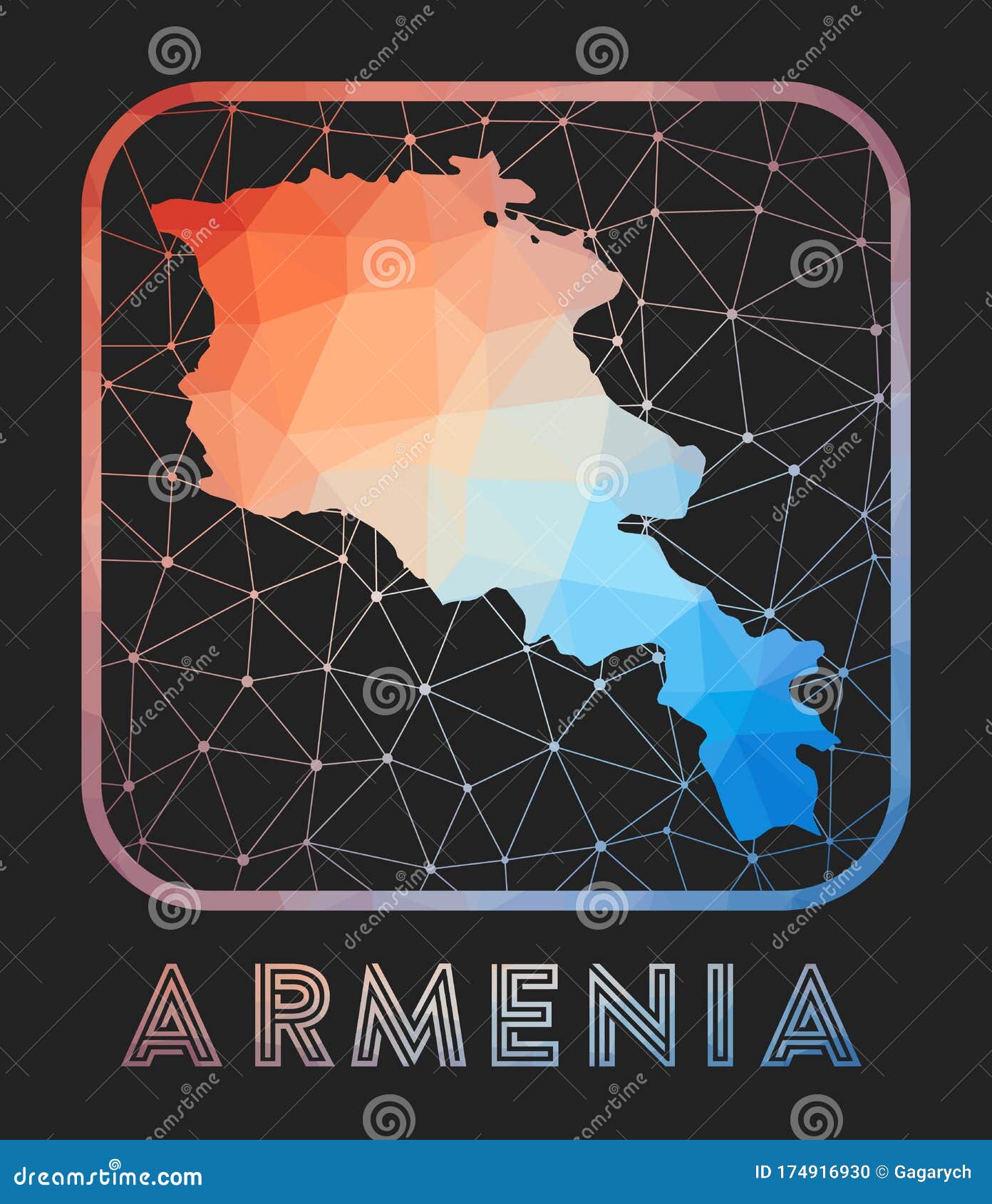 1392x1690  Армения карта дизайн. запасный вектор. Иллюстрация контура - 174916930