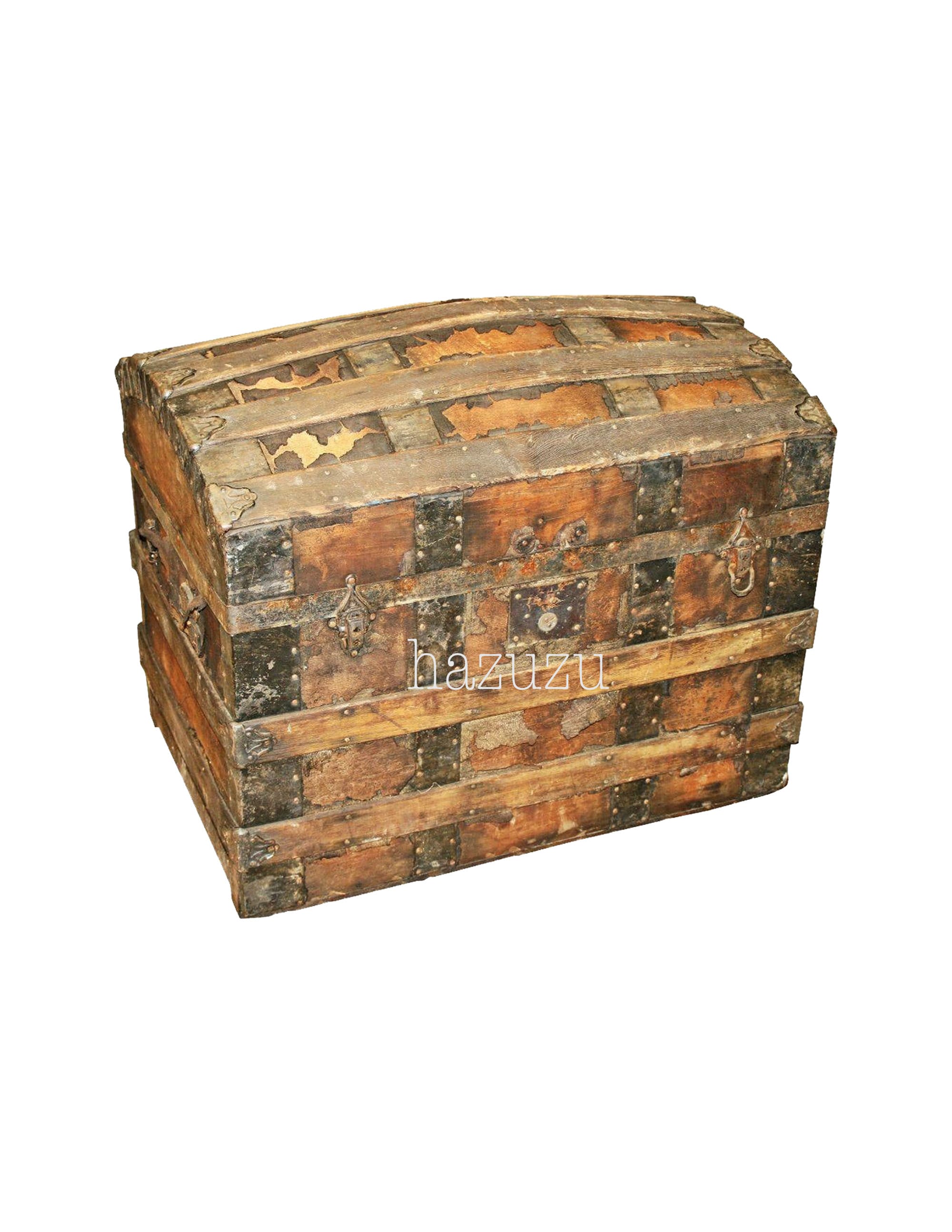 2000x2588  Античный багажник с сокровищницами грудь пират PNG Vintage Clip