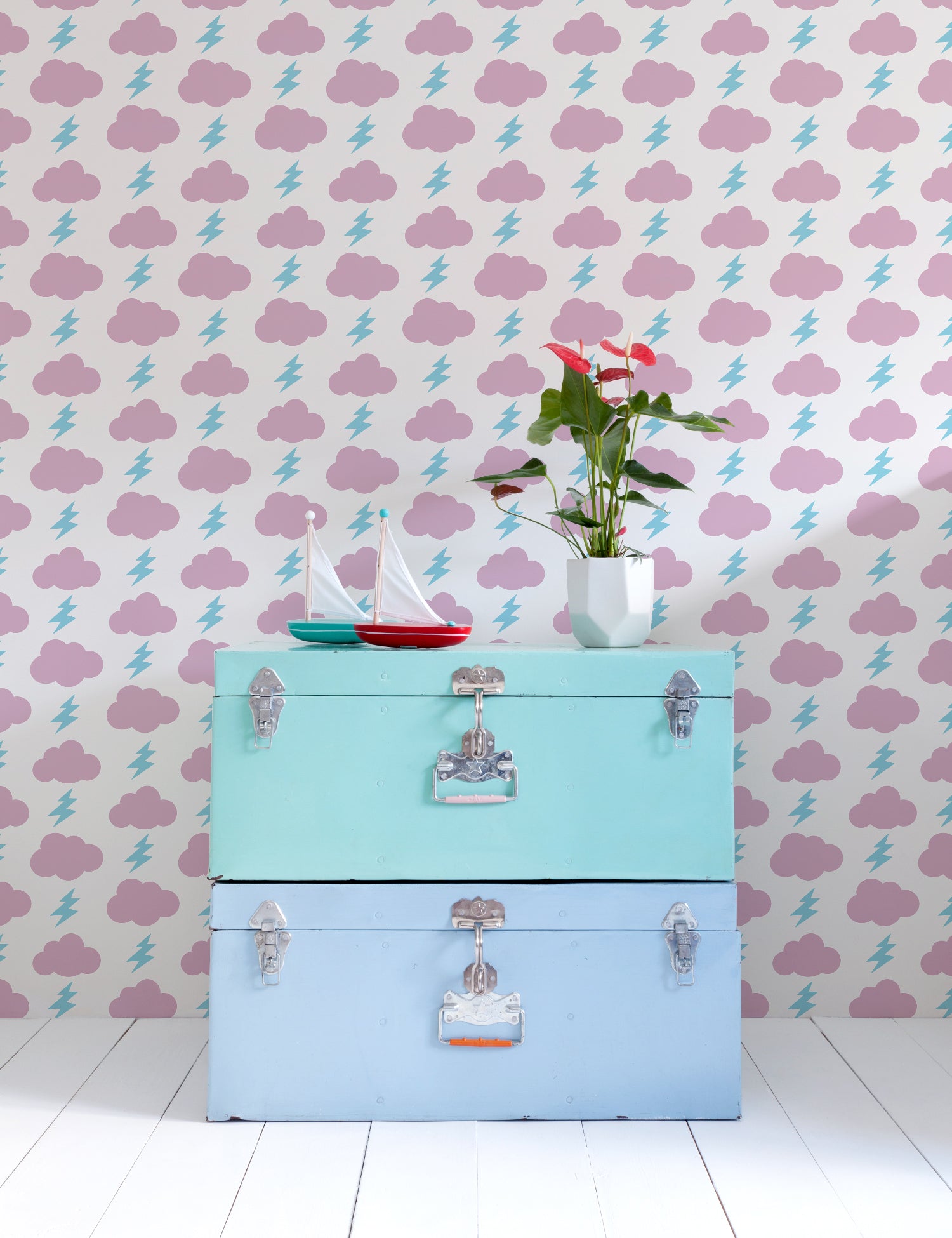 1500x1950  Rainbolts Designer обои от AiMée Wilder. Сделано в США.