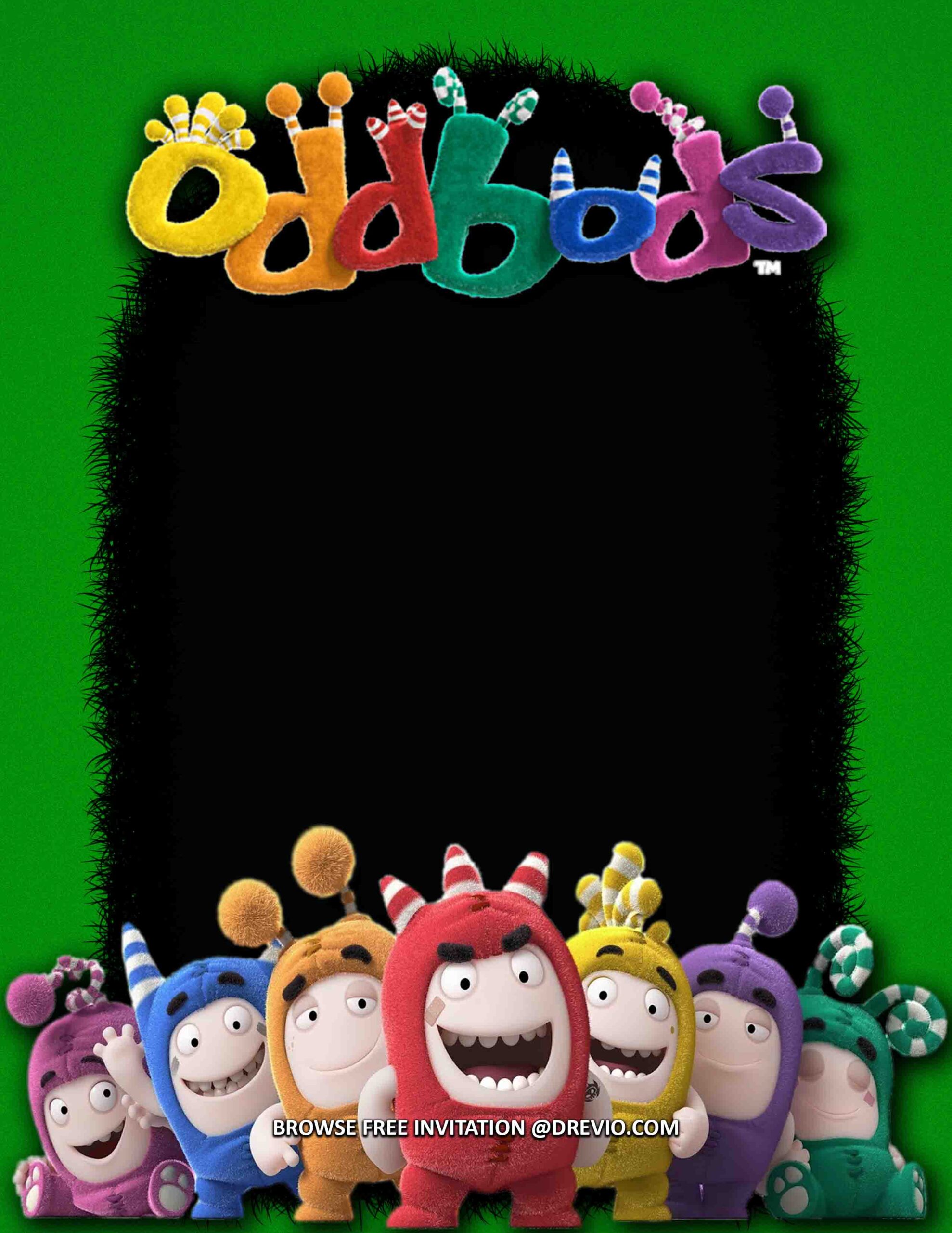 1978x2560  Бесплатные приглашения) Oddbods Приглашения на день рождения + идеи вечеринки | Скачать сотни бесплатных шаблонов приглашения на день рождения