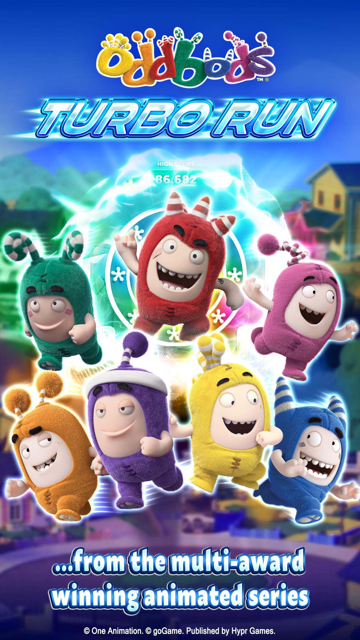 1242x2208  Скачать Oddbods Turbo Run Android на ПК