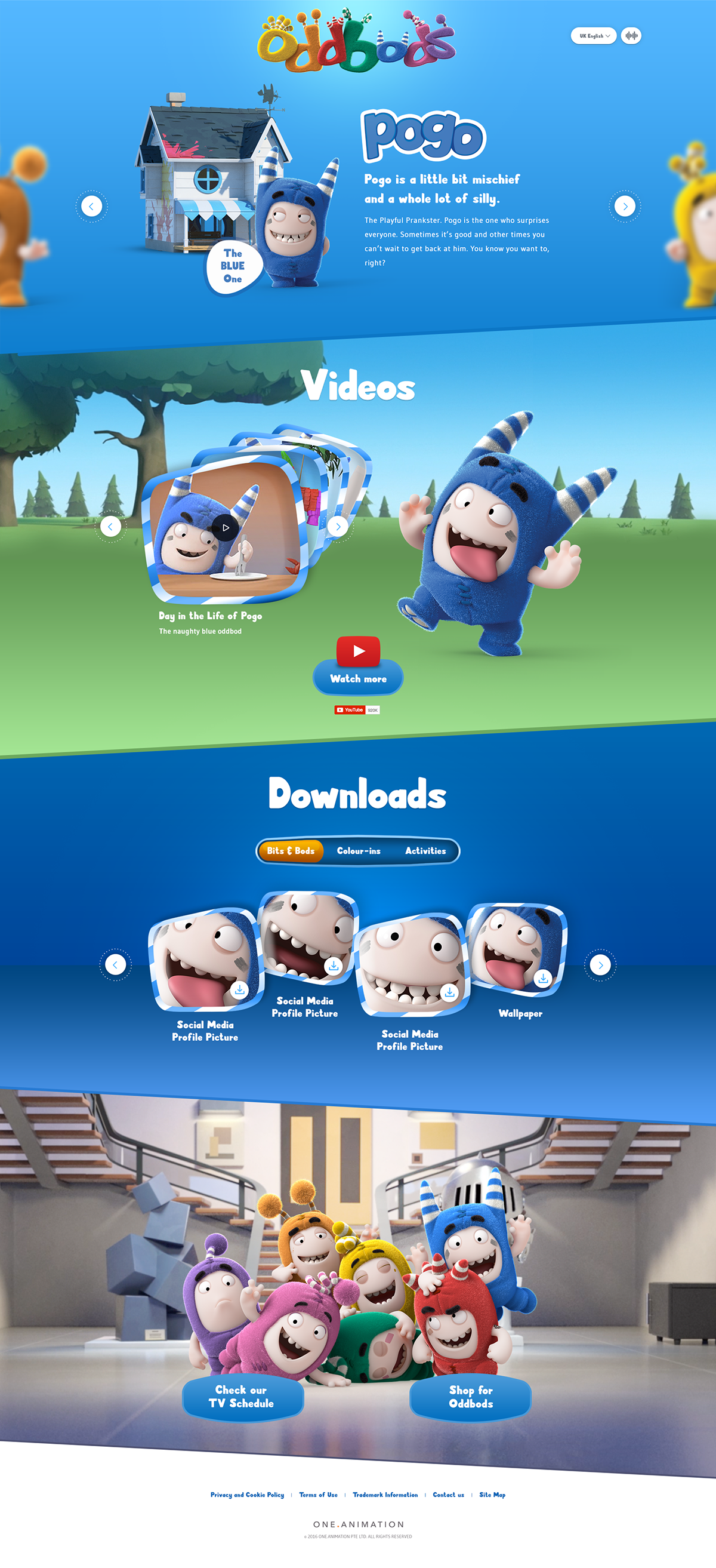 1200x2626  Oddbods на Behance