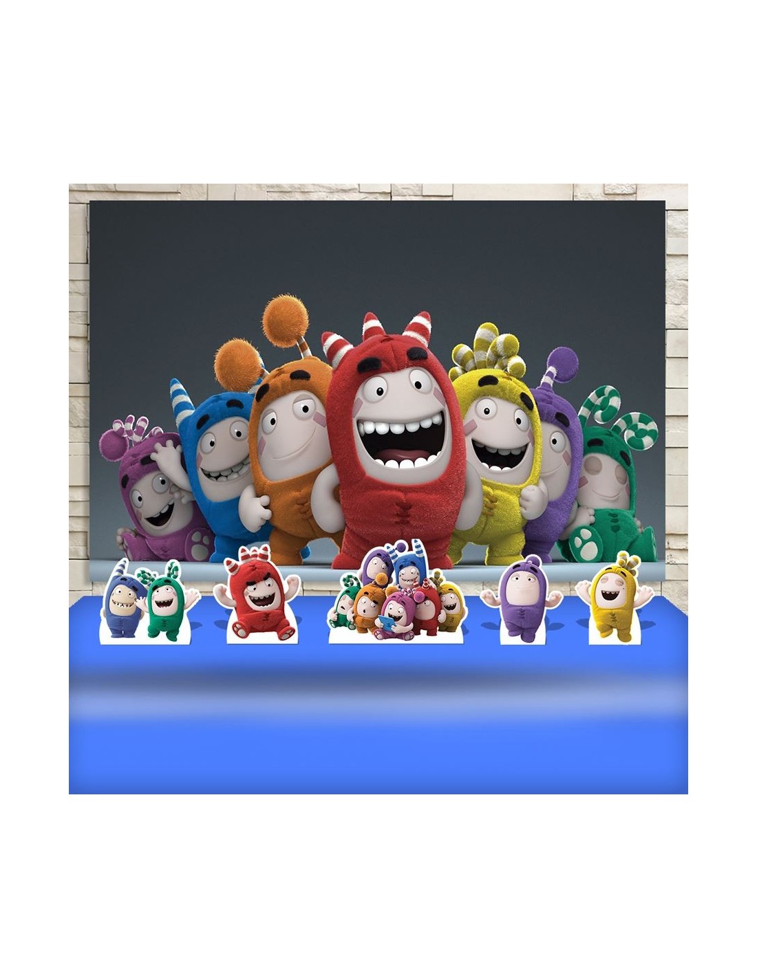 1100x1422  Kit Festa Oddbods - Decoração Infantil