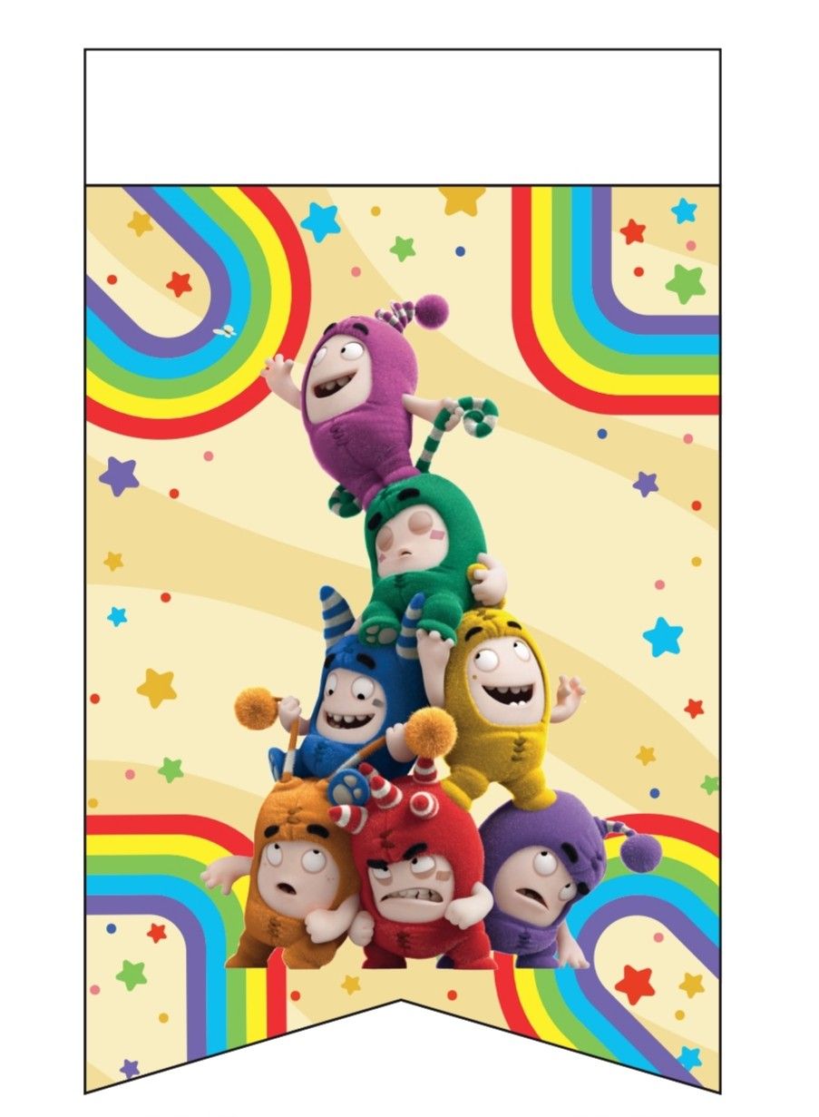 903x1231  180 Идеи De *Oddbods Party | cumpleaños, decoración de unas, cumpleaños de monstruos