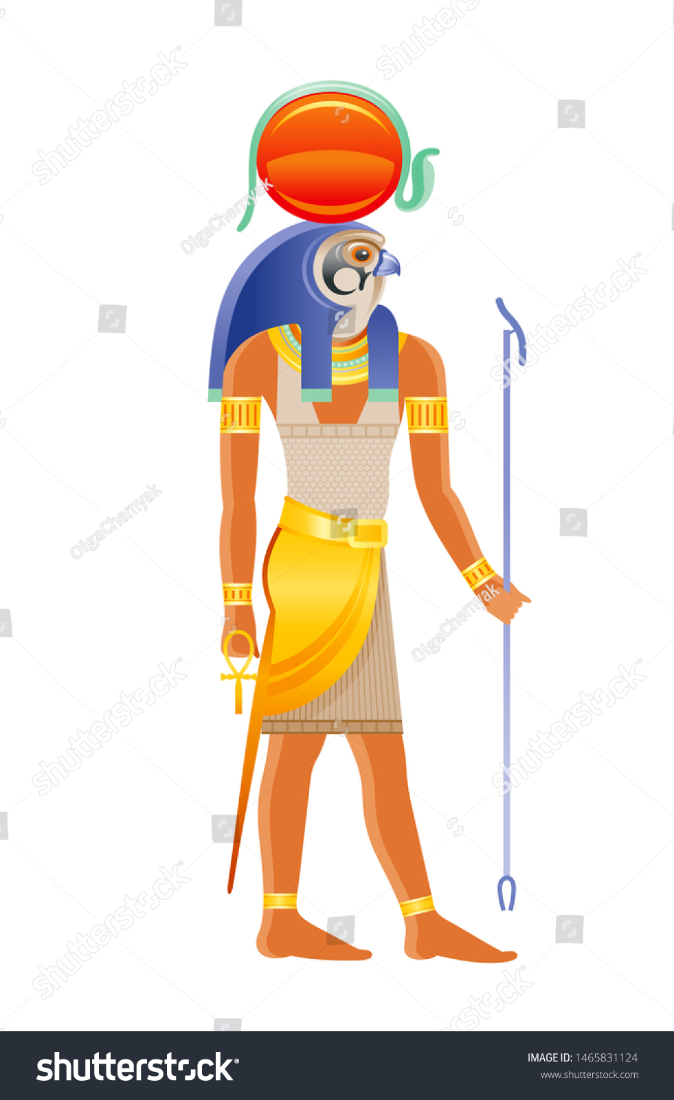 981x1600  Древний египетский бог ra Божественный солнце вектор (без роялти) 1465831124 | Shutterstock
