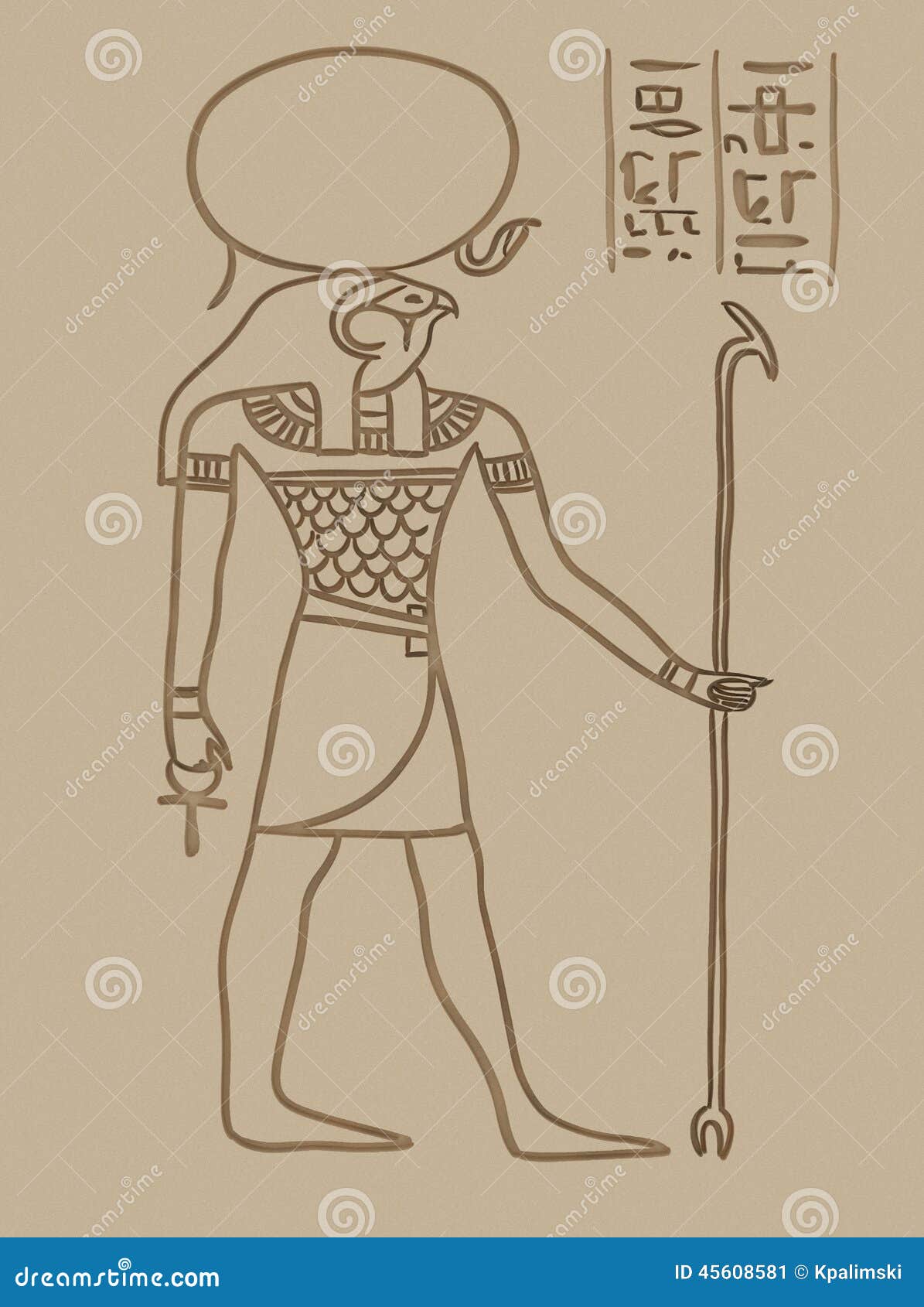 1195x1690  Ра, египетский бог, рисовать песчаные фоновые иллюстрации - иллюстрация фона, живопись: 45608581