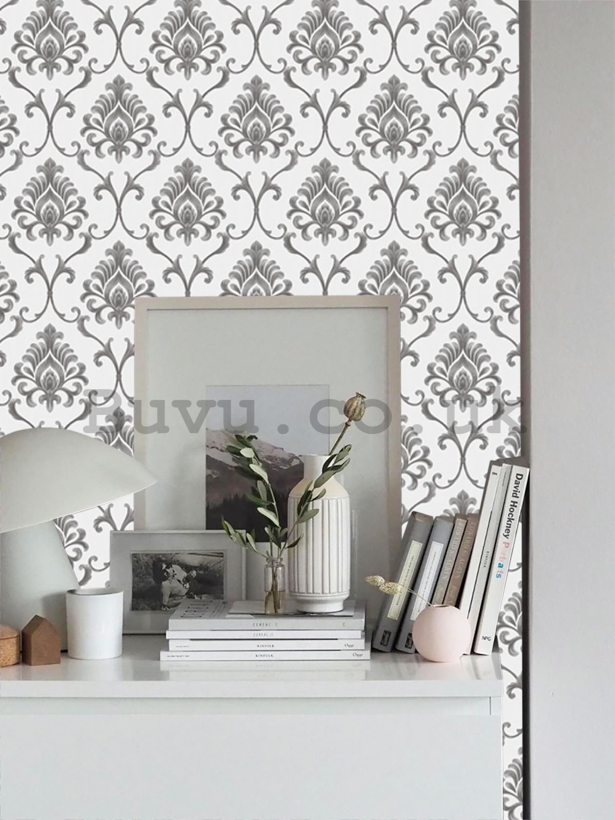 1200x1600  Виниловые обои украшения замок Сереняк на белом фоне - в складе | Buvu.co.uk