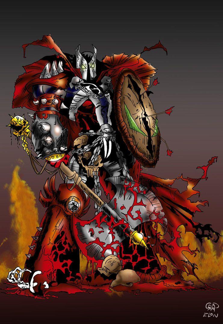 741x1079  Spawn средневековые обои HD - пещера обоев