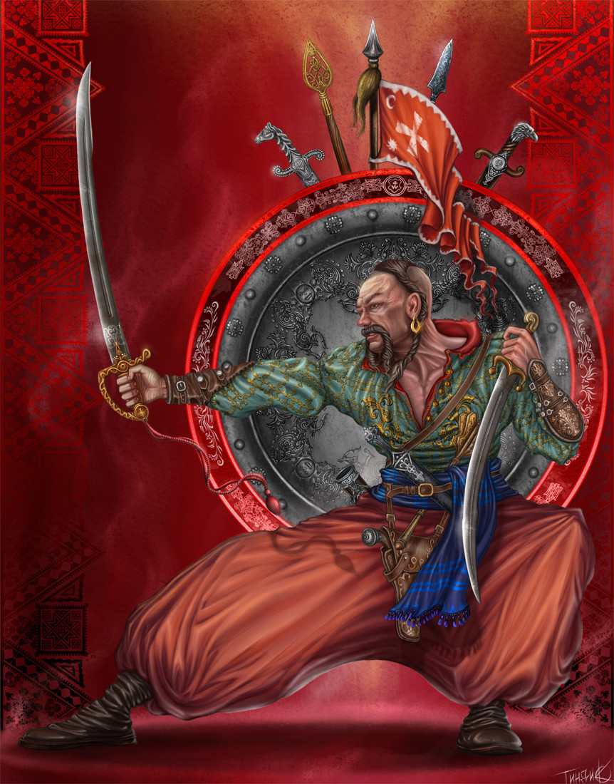 862x1100  Роман Тиндик - Казак.