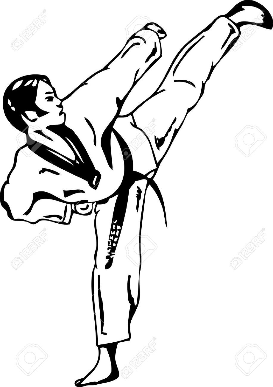 917x1300  siluetas taekwondo - buscar con Google