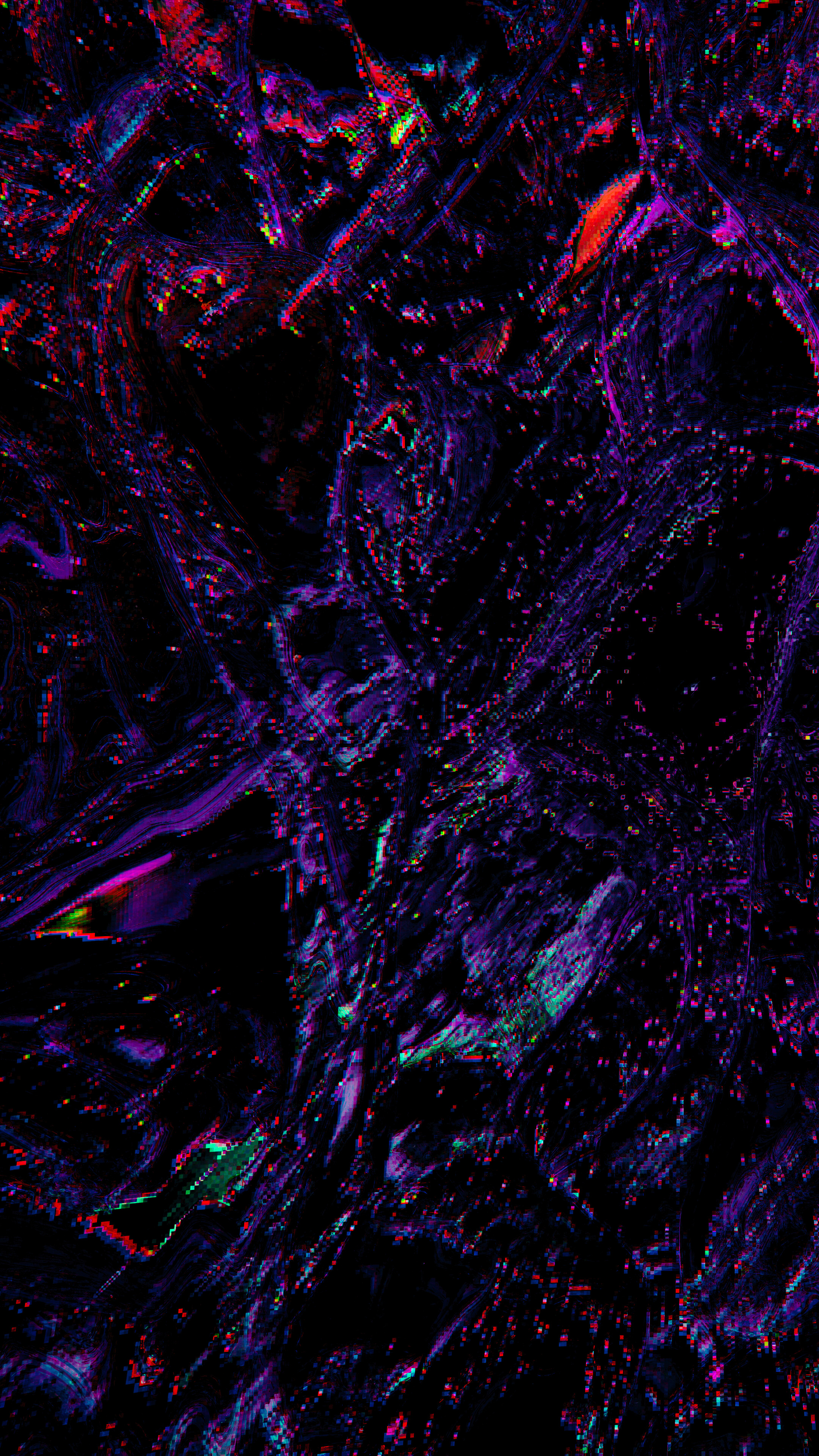 2160x3840  Обои глюка: 4K, HD, 1920x1080, телефон \ U0026.