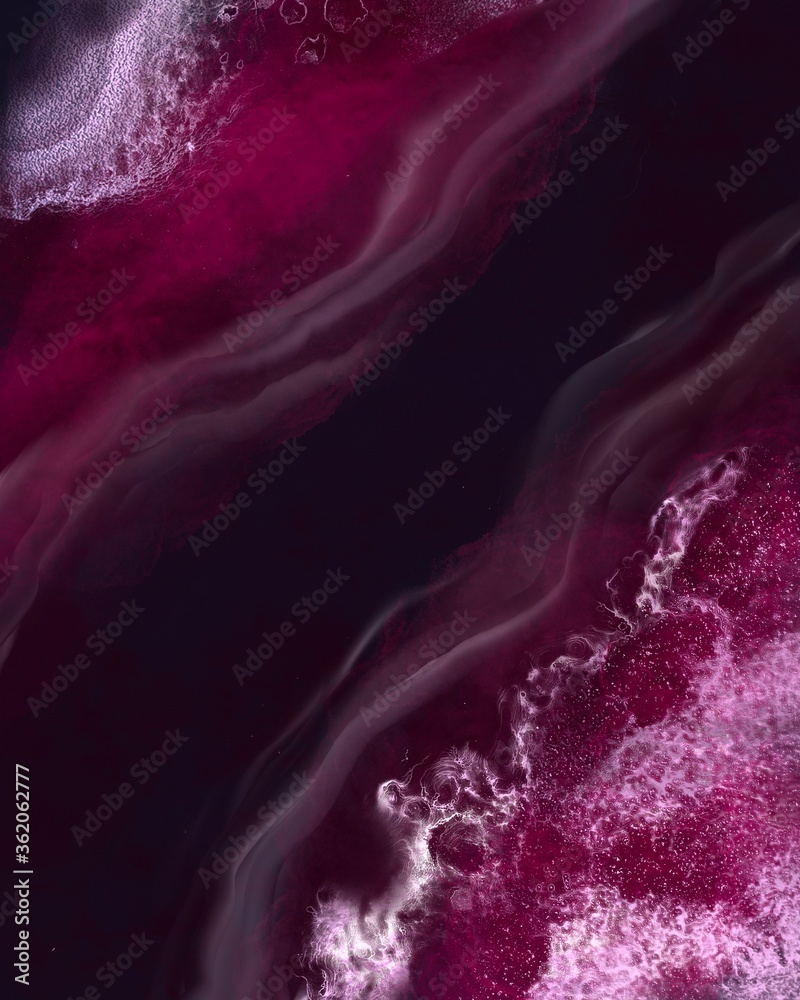 800x1000  Аннотация бордовый, черно -белый цвет. Ручная нарисованная абстрактная жидкая акриловая фон с белыми пятнами, черный и марсала модный дизайн. Печатные обои. Стоковая иллюстрация | Adobe Stock