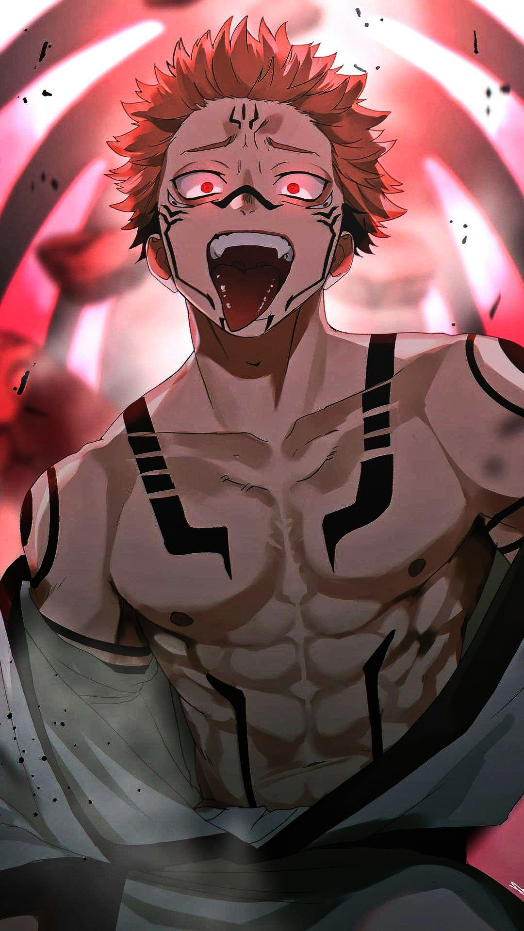 1080x1920  Обои аниме, Ryomen Sukuna, Yuji Itadori, Satoru Gojo, Jujutsu Kaisen, фон - скачать бесплатно изображение