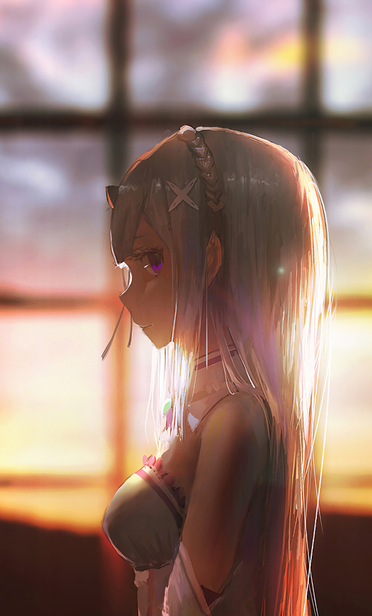 1280x2120  1280x2120 Emilia in re Zero iPhone 6+ HD 4K обои, изображения, фоны, фотографии и картинки