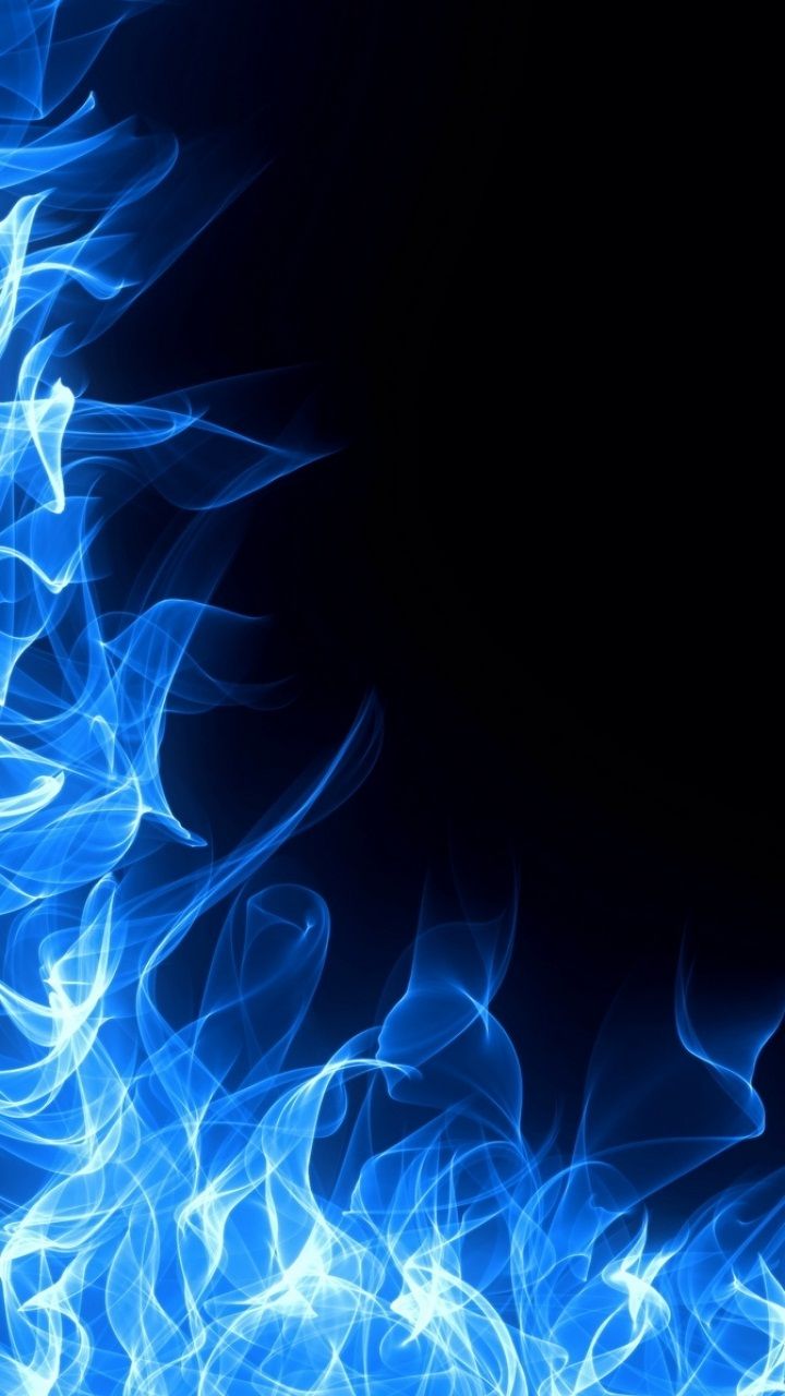 720x1280 Обои для iPhone Blue Fire - Лучшие обои для iPhone | Синие обои iphone 