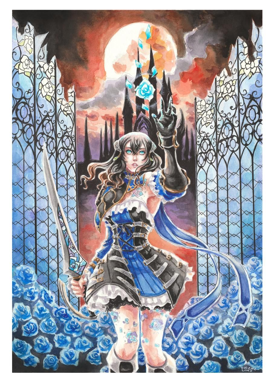 900x1258  Кровавый: ритуал ночи | Искусство персонажа, аниме, искусство ужасов