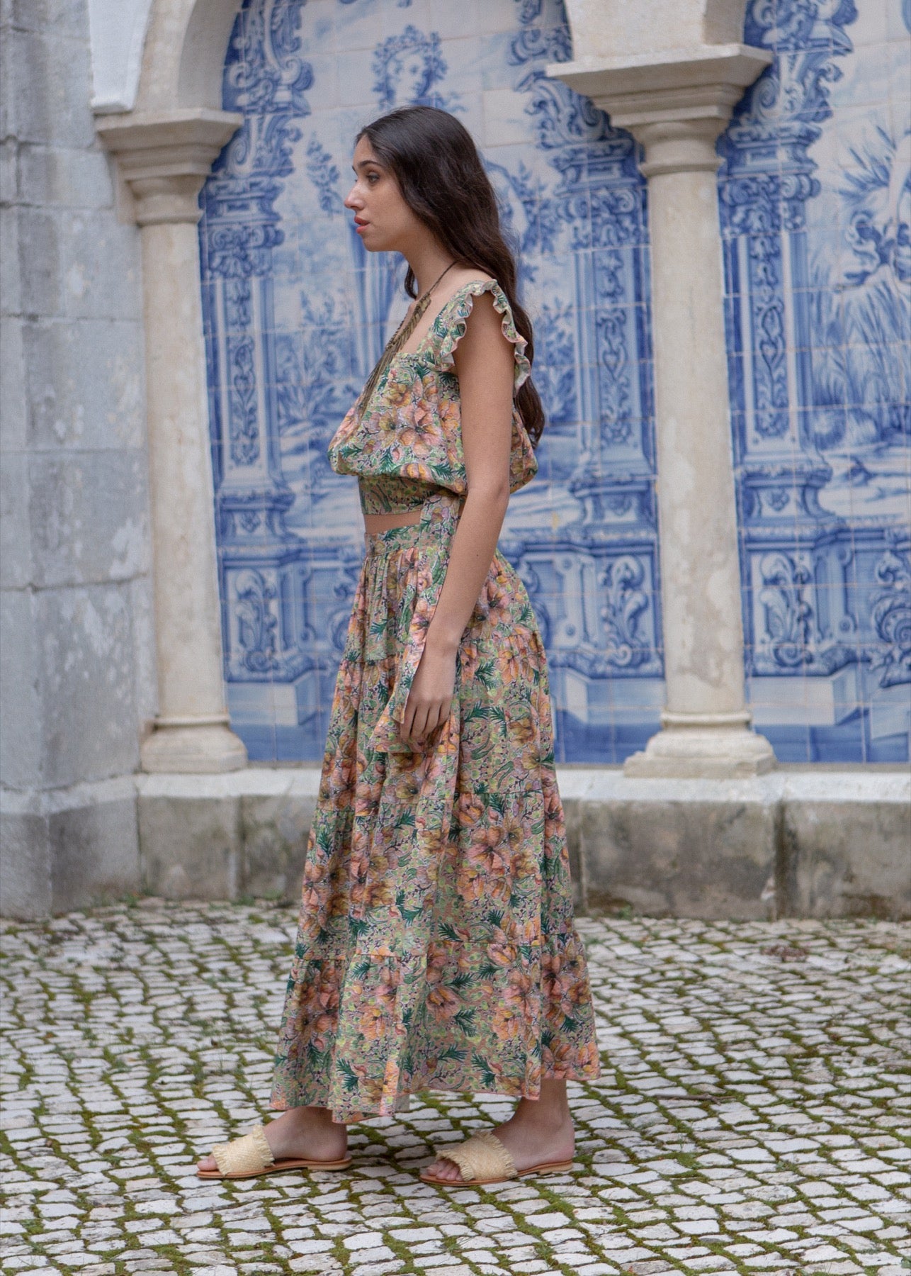 1286x1800  Юбка Исадора - пастель на фоне Nougat - Las Cholas Studio