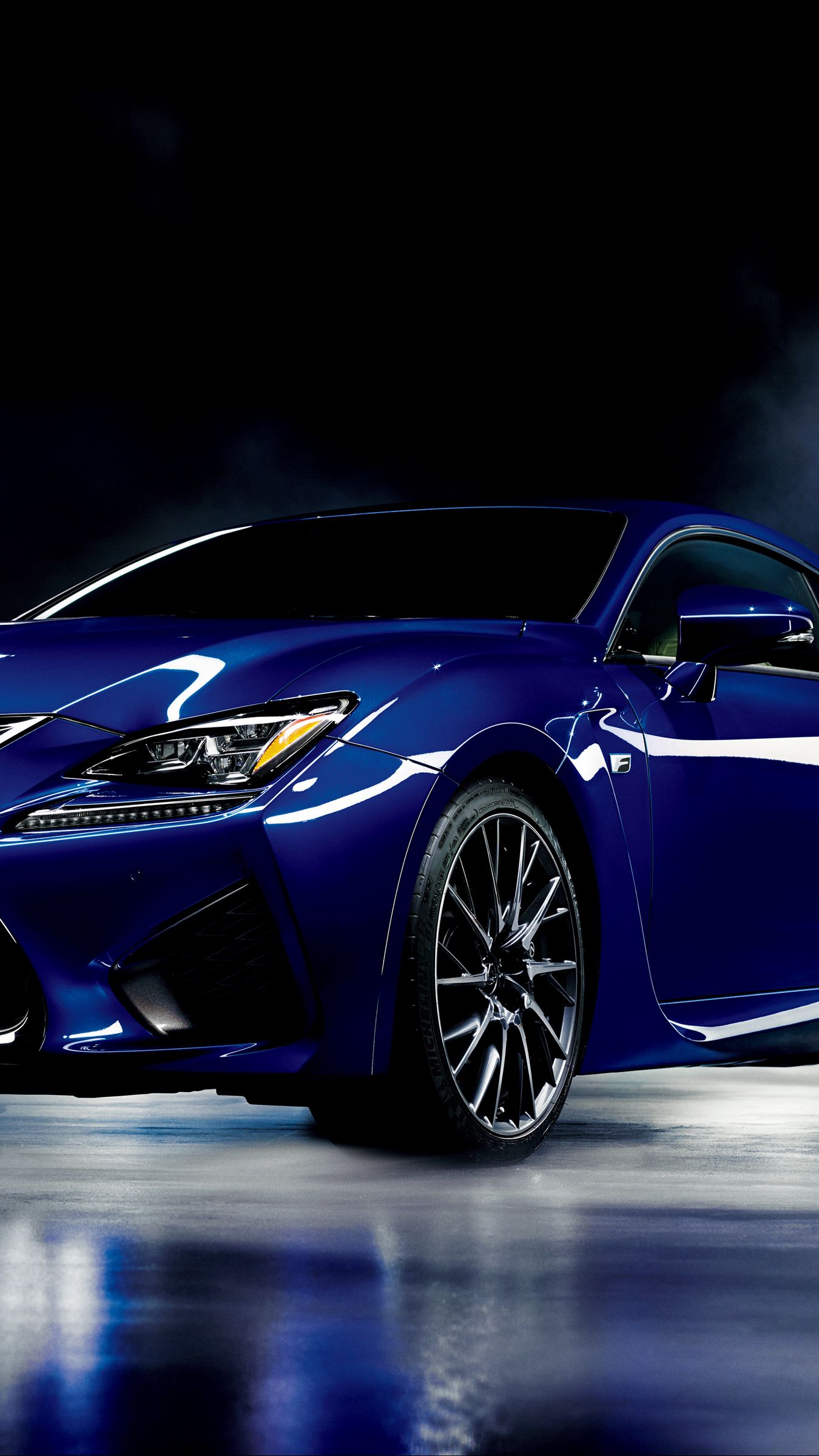 1350x2400  Скачать обои 1350x2400 Lexus, RC F, JP-Spec, Side View iPhone 8+/7+/6S+/6+для Parallax HD Фон