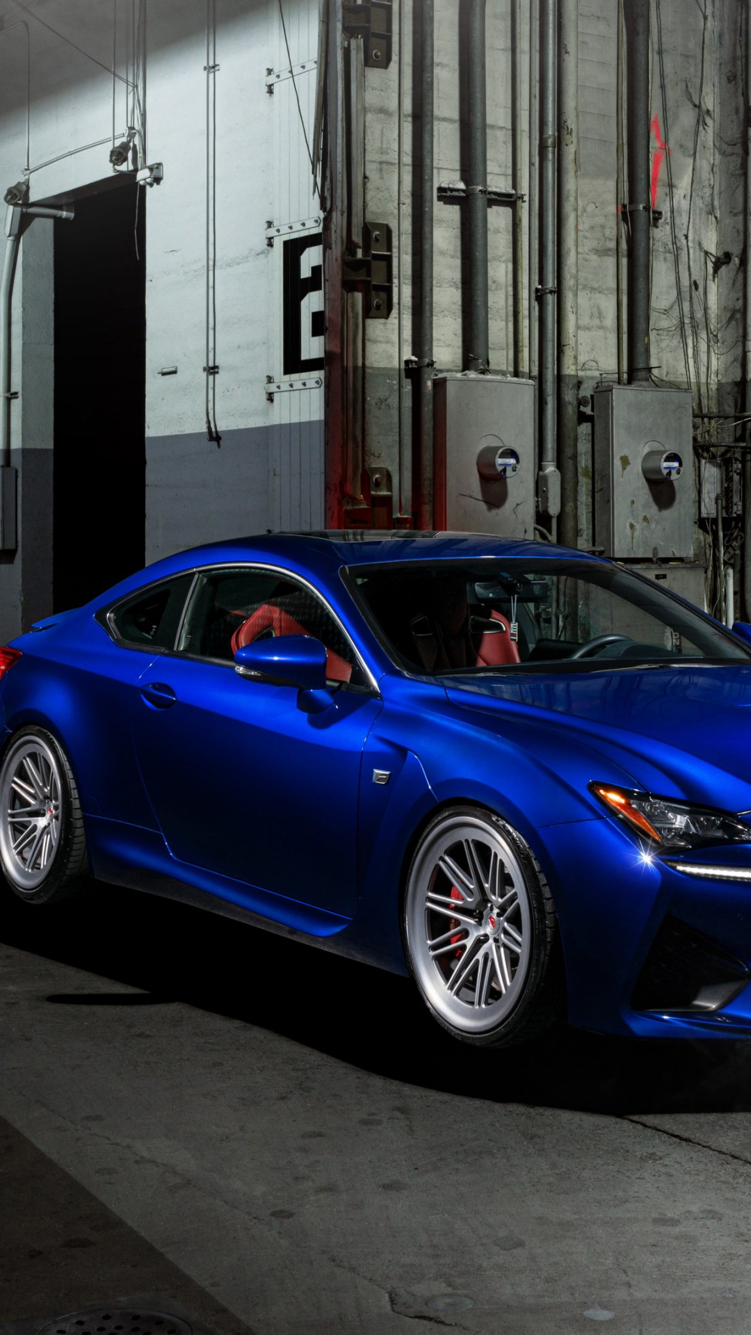 1080x1920  Скачать обои: Blue Lexus RC F 1080x1920