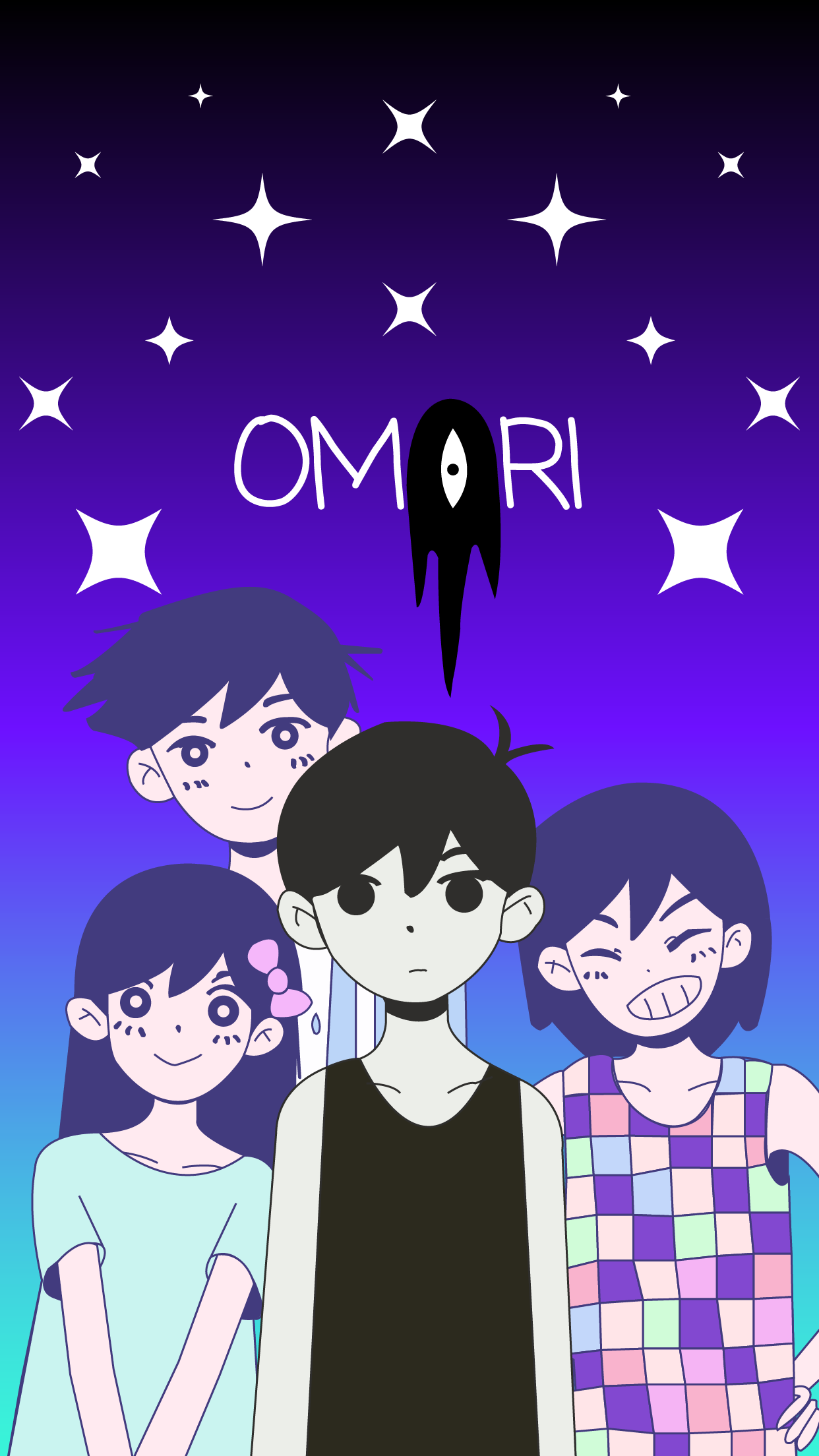 1242x2208  Телефон обои: r/omori