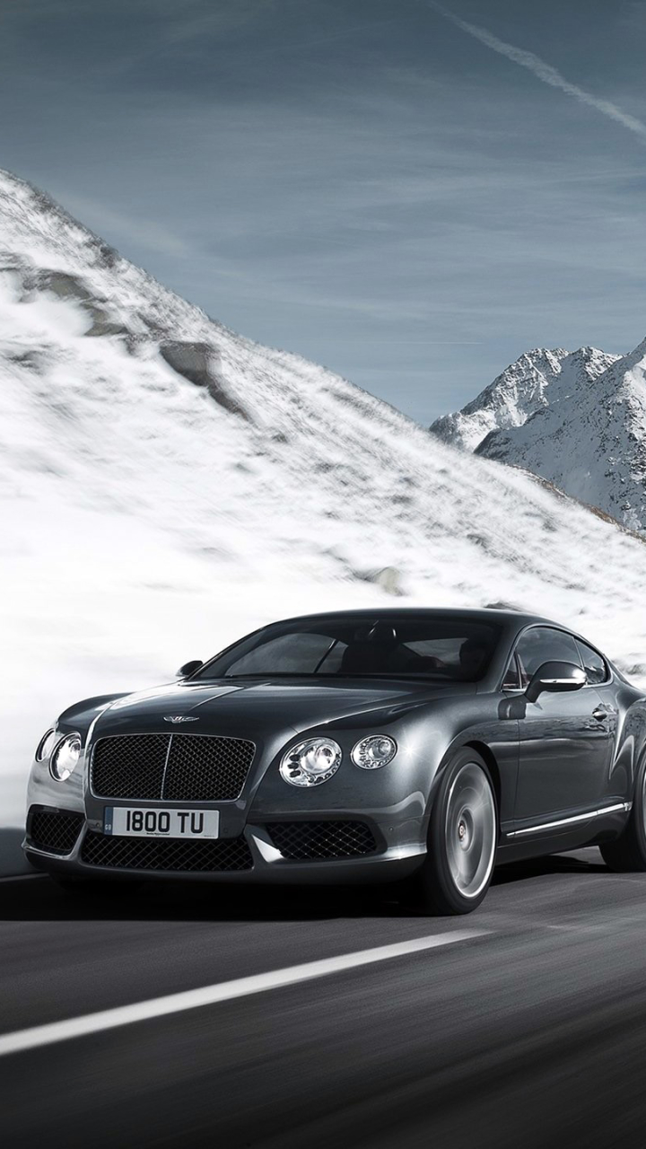 Bentley Continental gt Black обои на телефон