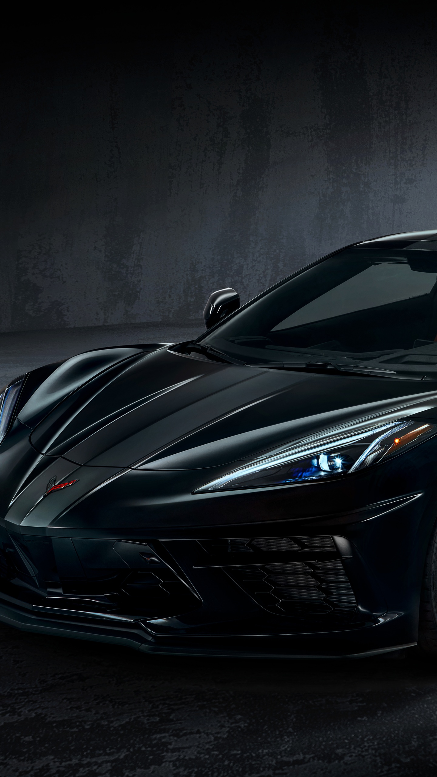 1440x2560  2023 Chevrolet Corvette обои - пещера обоев