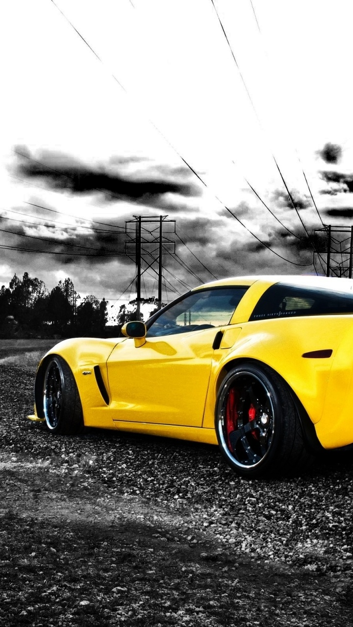 720x1280  720x1280 Chevrolet Corvette C6 обои для мобильного телефона [HD]