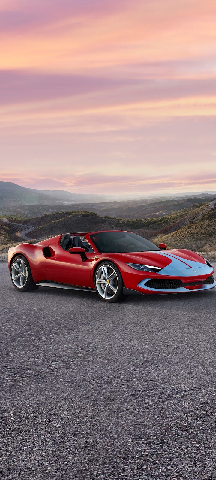 720x1600  Ferrari 296 GTS - HD Мобильные стены