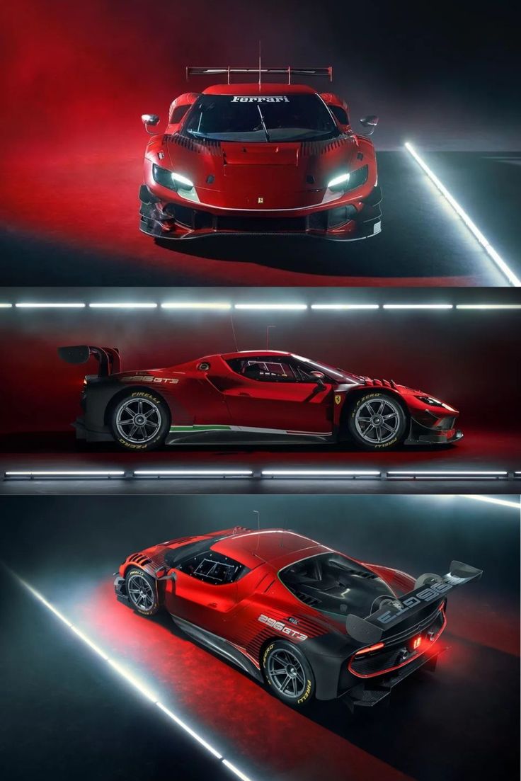 736x1103  Ferrari 296 GT3 в 2023 году