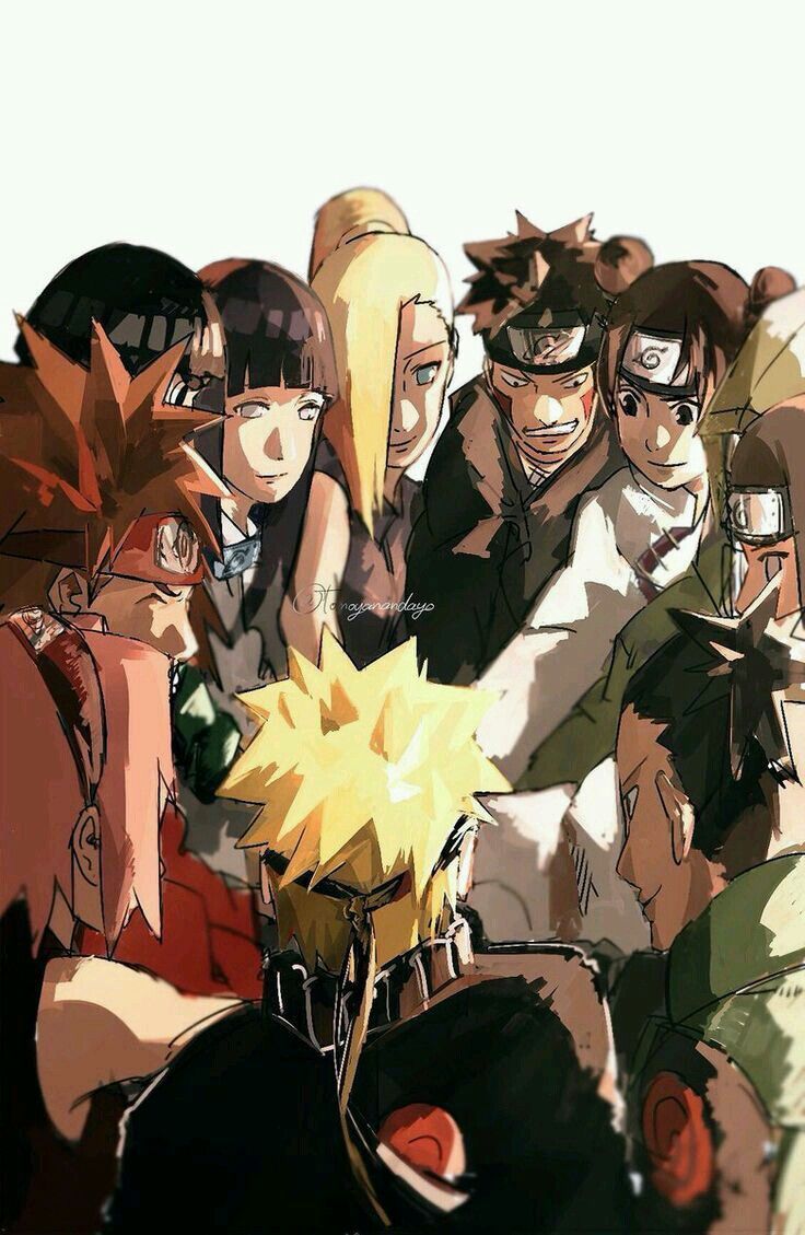 736x1129  Ниндзя для обоев Konoha | Наруто Фон Апк Pour Android Télécharger