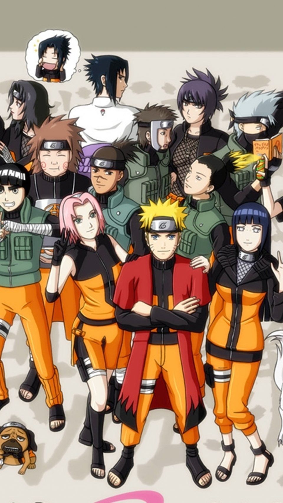 960x1704  Naruto Team 7 Wallpapers - пещера обоев