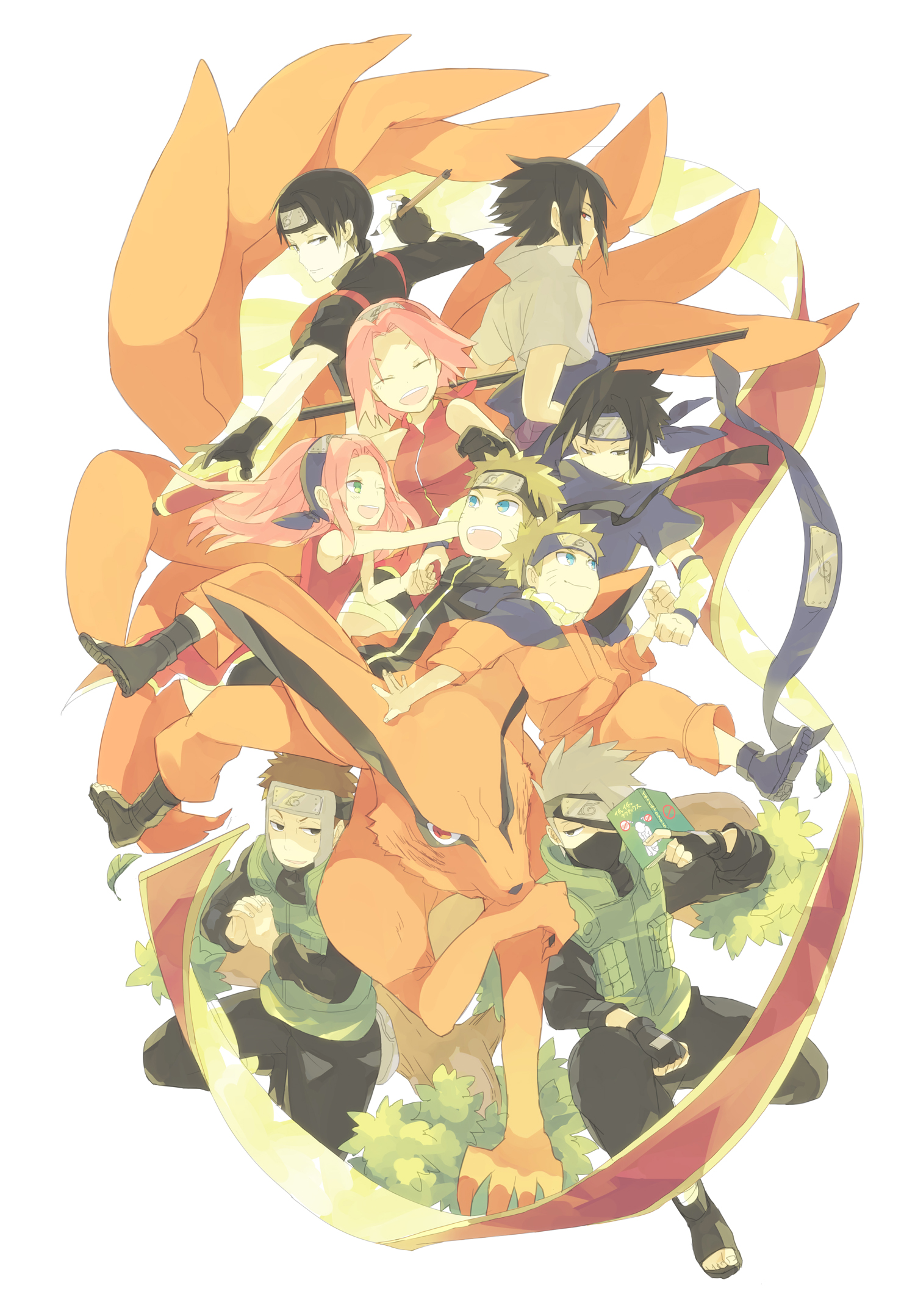 1500x2156  Yᴀɢɪ sᴇɴꜱᴇɪ 🌸 в Твиттере: \ "Обои Наруто Сасуке Сакура Команда 7 #ANIME https: //t.co/3wmayhhdpf \"/Twitter