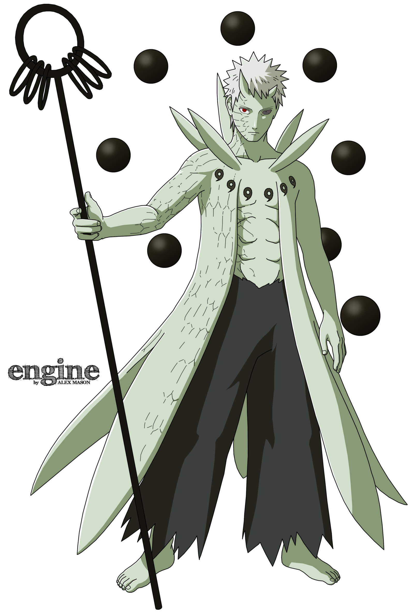 1600x2370  Обито (десять хвостов Джинчурики) от масонингина | Наруто Узумаки искусство, Наруто искусство, аниме