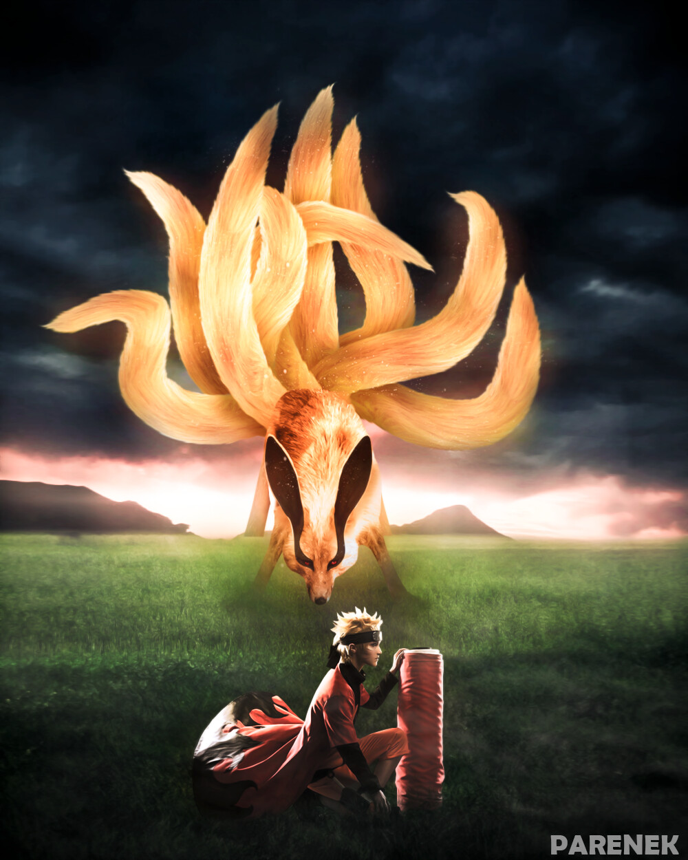 1000x1250  ArtStation - Jinchuriki и Biju