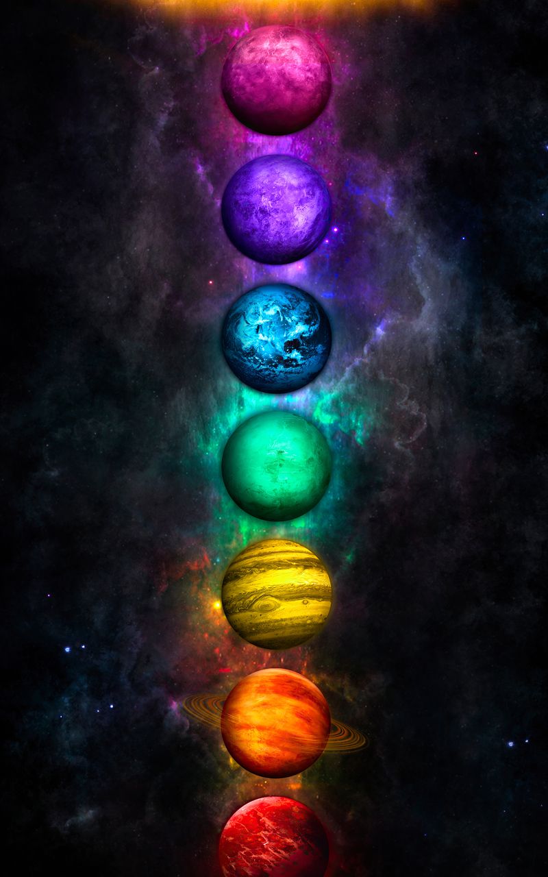 800x1280  7 обоев чакры - пещера обоев