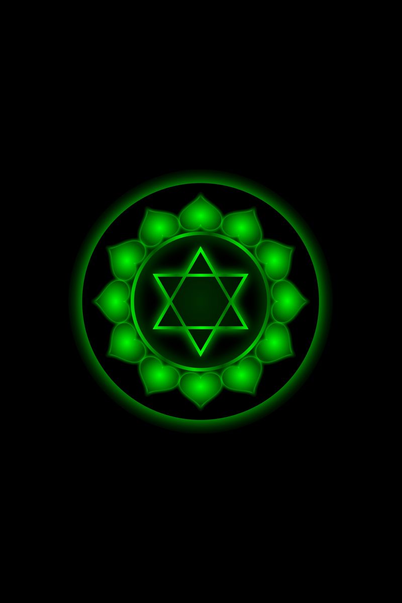 800x1200  Скачать обои 800x1200 Чакра, сердце, знак, символ iPhone 4S/4 для Parallax HD фон