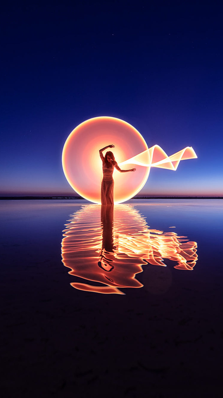 750x1334  750x1334 Women Chakra Water Lake Reflection iPhone 6, iPhone 6s, iPhone 7 HD 4K обои, изображения, фоны, фотографии и картинки