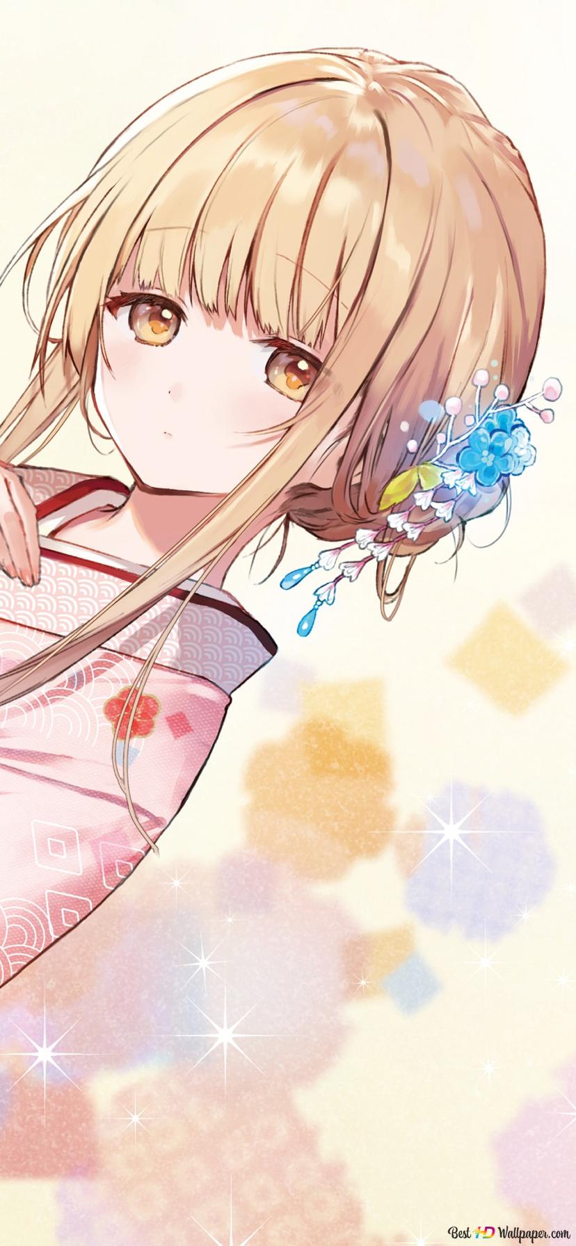 828x1792  Ангел по соседству портит меня гнилой - Shiina Mahiru 2k обои скачать