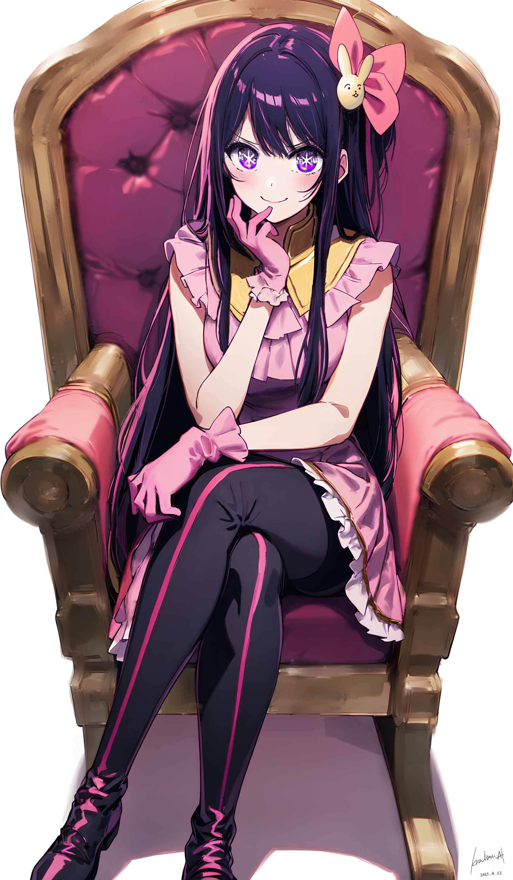 1792x3072  Hoshino Ai (Oshi no ko), нарисованный kurosaki_coco | Данбору