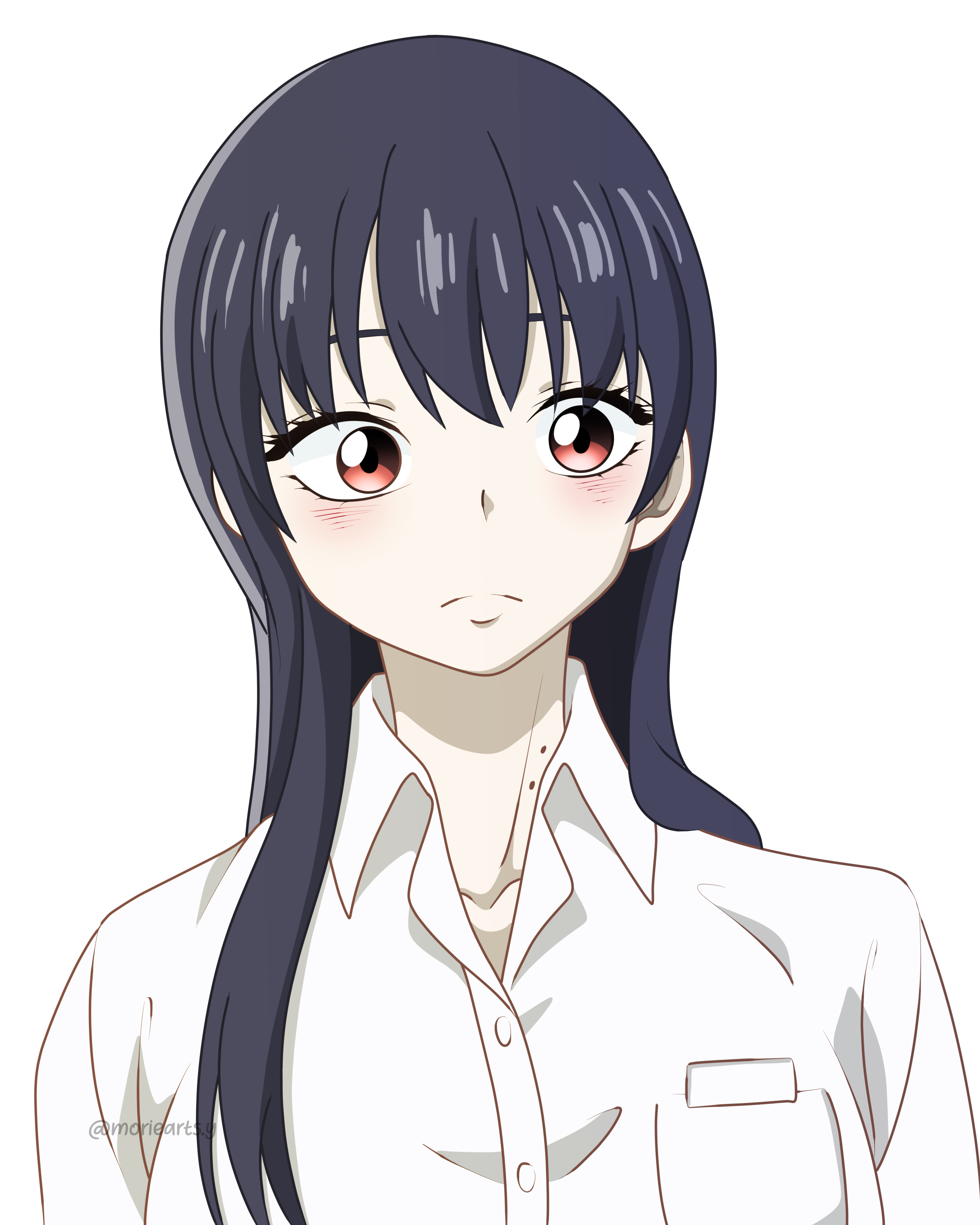 3240x4050  Анна Ямада - опасности в моем сердце - пещера обоев