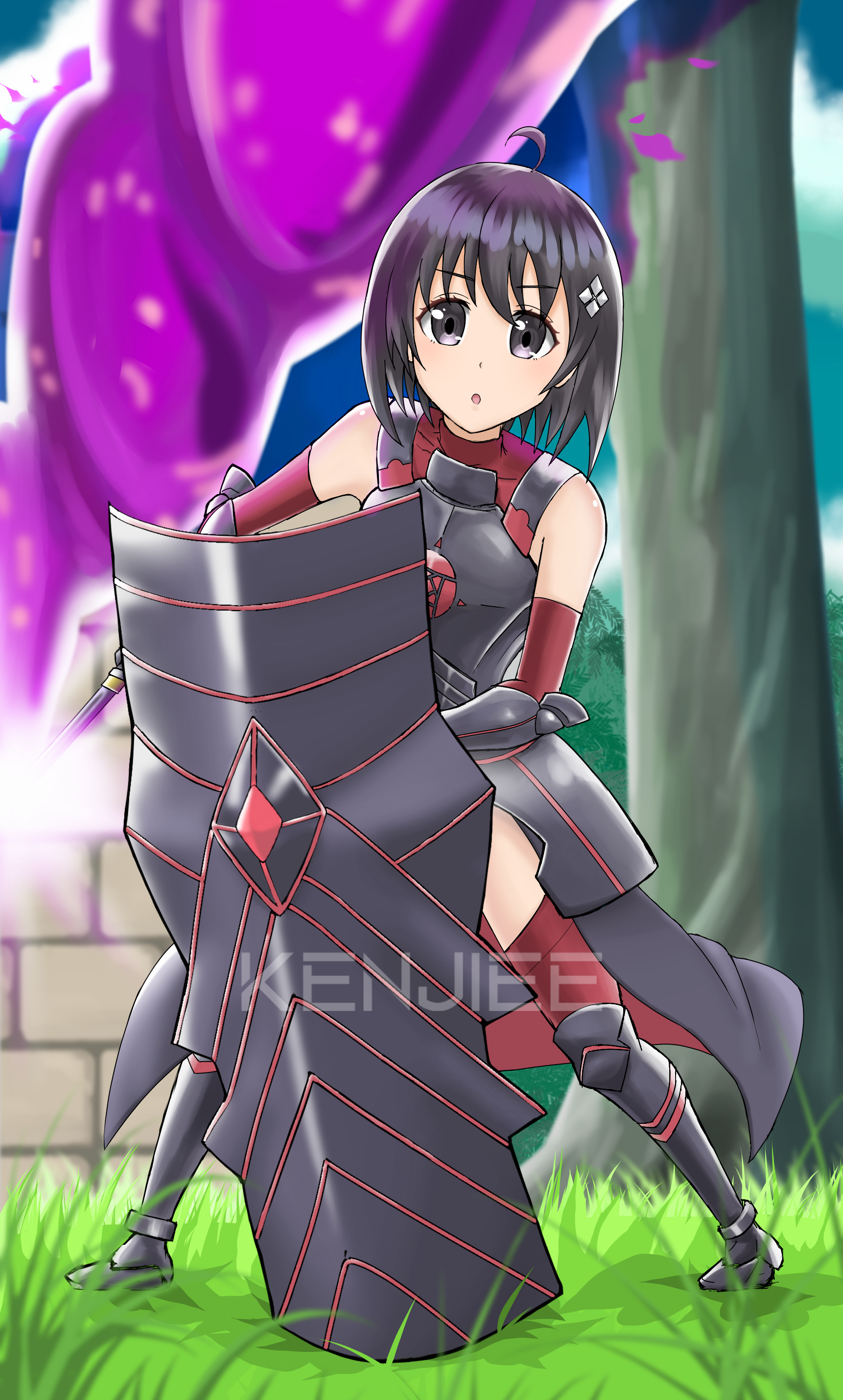 1722x2859  Bofuri: Kaede Honjou/Maple Kenjiee - Иллюстрации Art Street