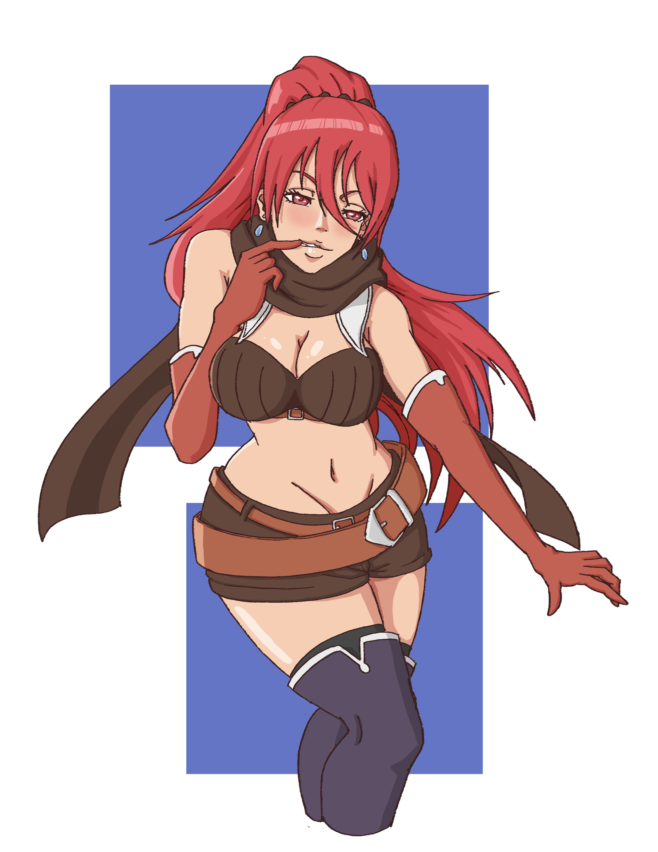 2550x3300  ArtStation-Maya Ikusaba из моей сестры с одним ударом