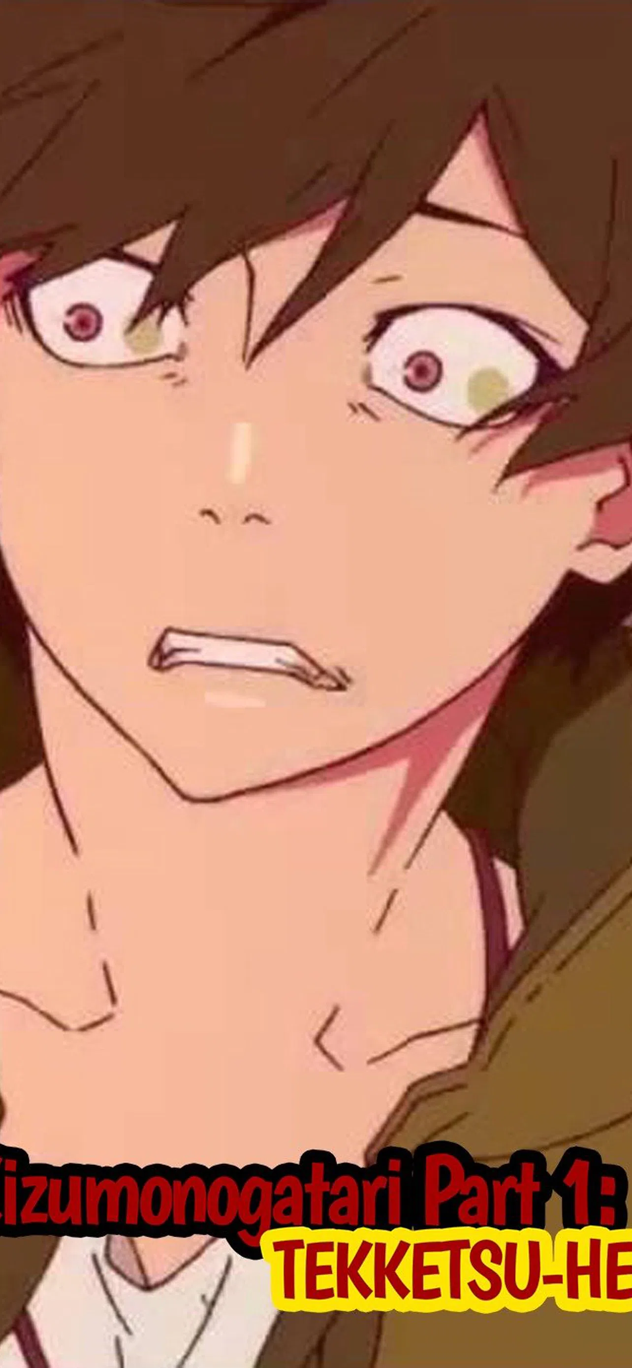 1284x2778  22+ Kizumonogatari Часть 1: обои Tekketsu для iPhone и Android от Emily Ingram