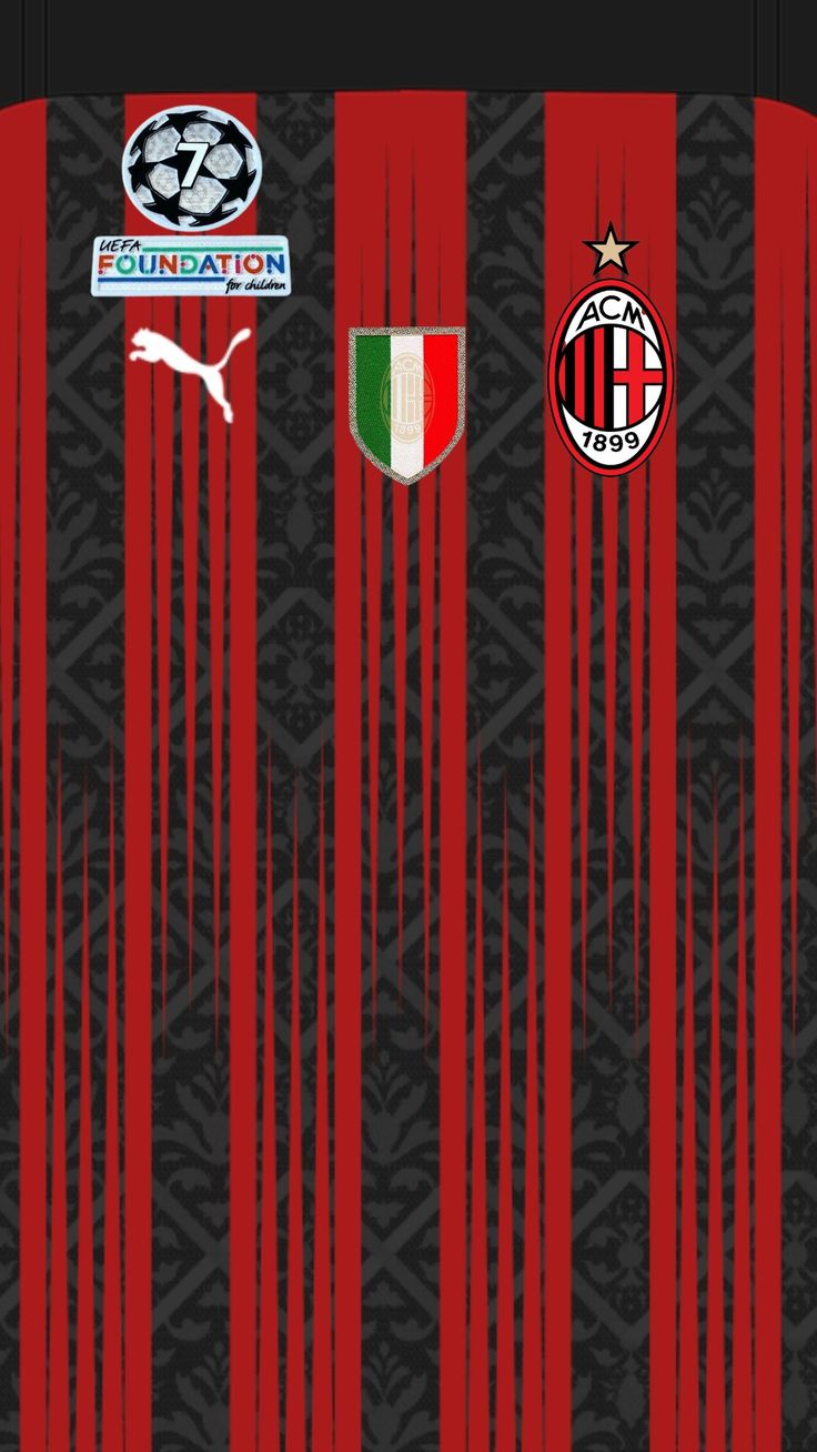 736x1308  AC Milan 2023 Обои - пещера обоев
