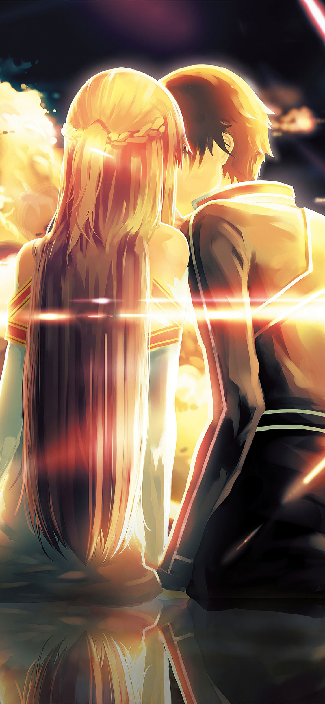 1125x2436  1125x2436 Asuna Yuuki Kirito Sword Art Online 4k iPhone XS, iPhone 10, iPhone x HD 4K обои, изображения, фоны, фотографии и картинки