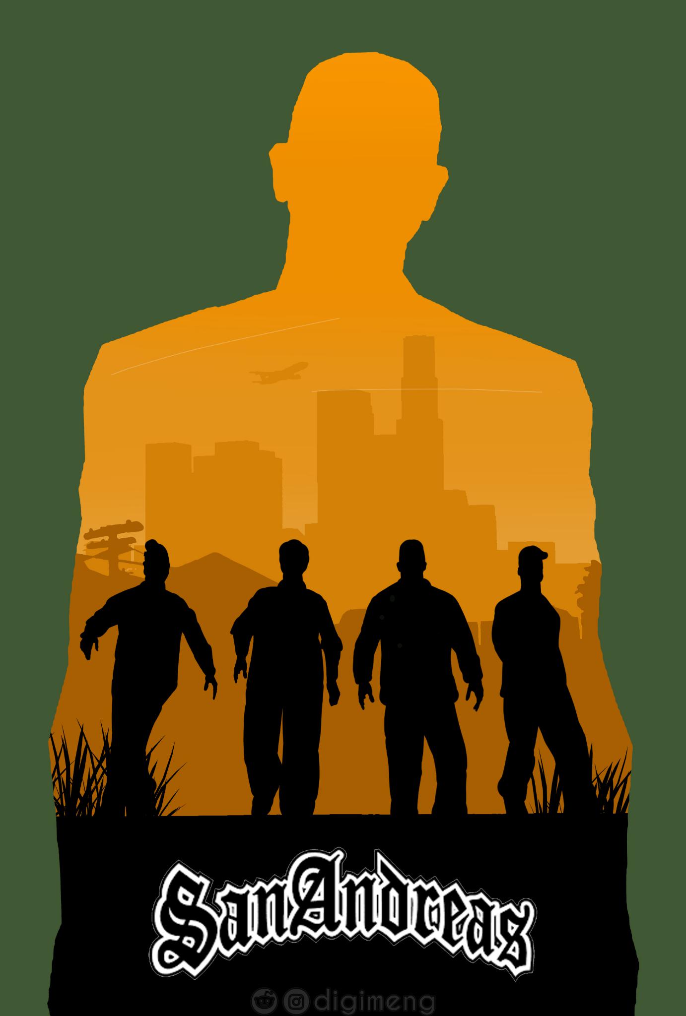 1382x2048  GTA SAN ANDREAS Обои скачать | Mobcup