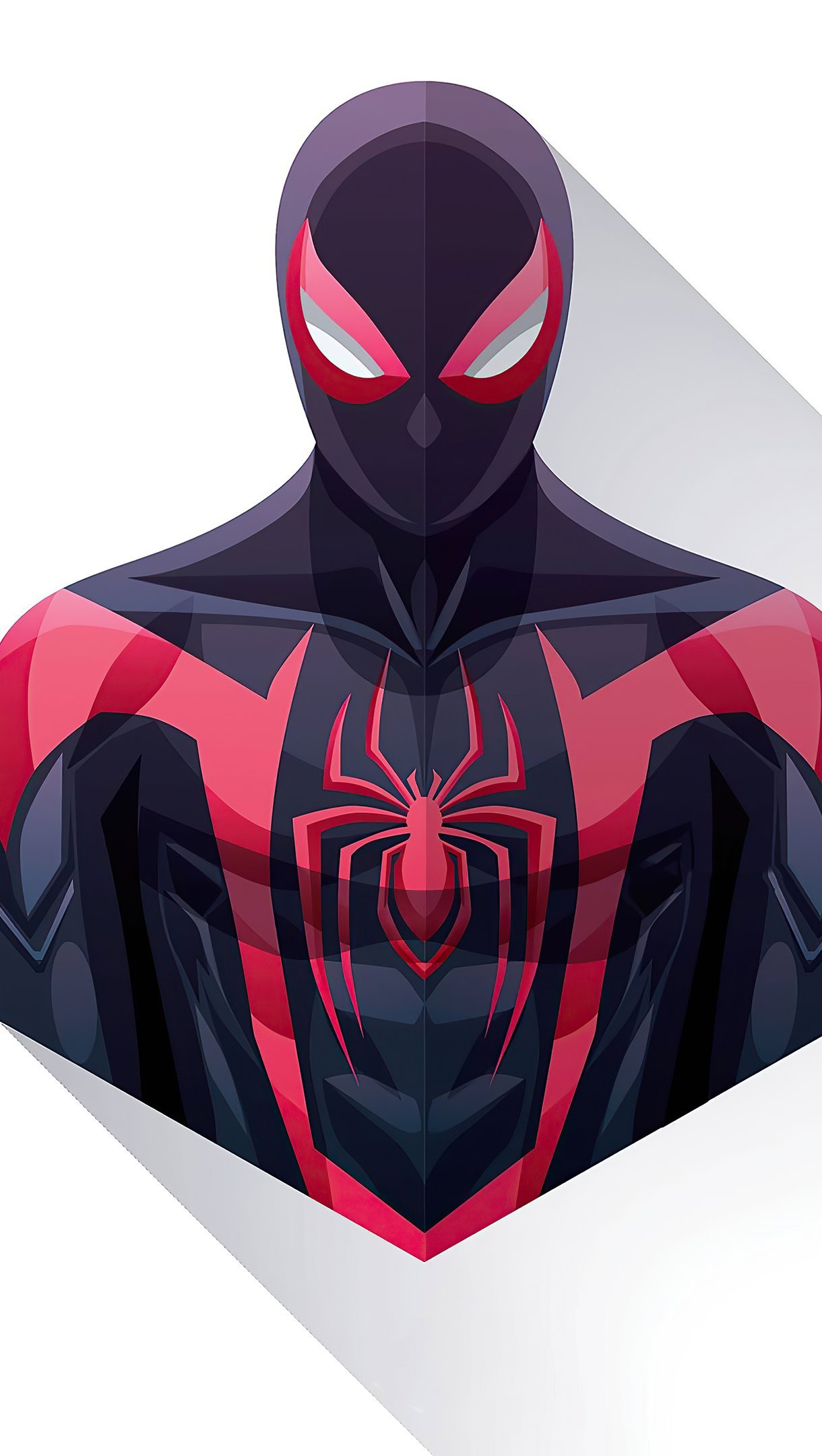 1220x2160  Black Spider -Man Wallpapers - Top Free Free Black Spider -Man Packers - WalpaperAccess