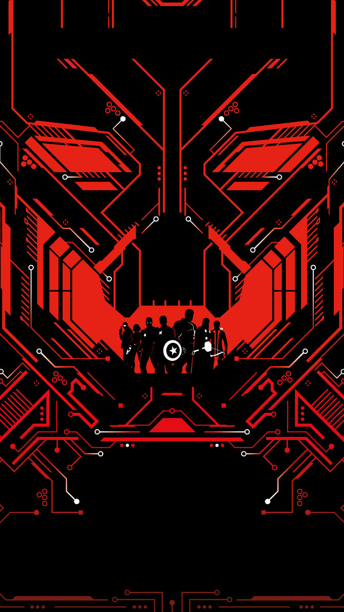 670x1192  Мстители: Возраст Ультрона (2015) Телефон Обои | Moviemania | Captain America Art, Мстители, Мстители Возраст