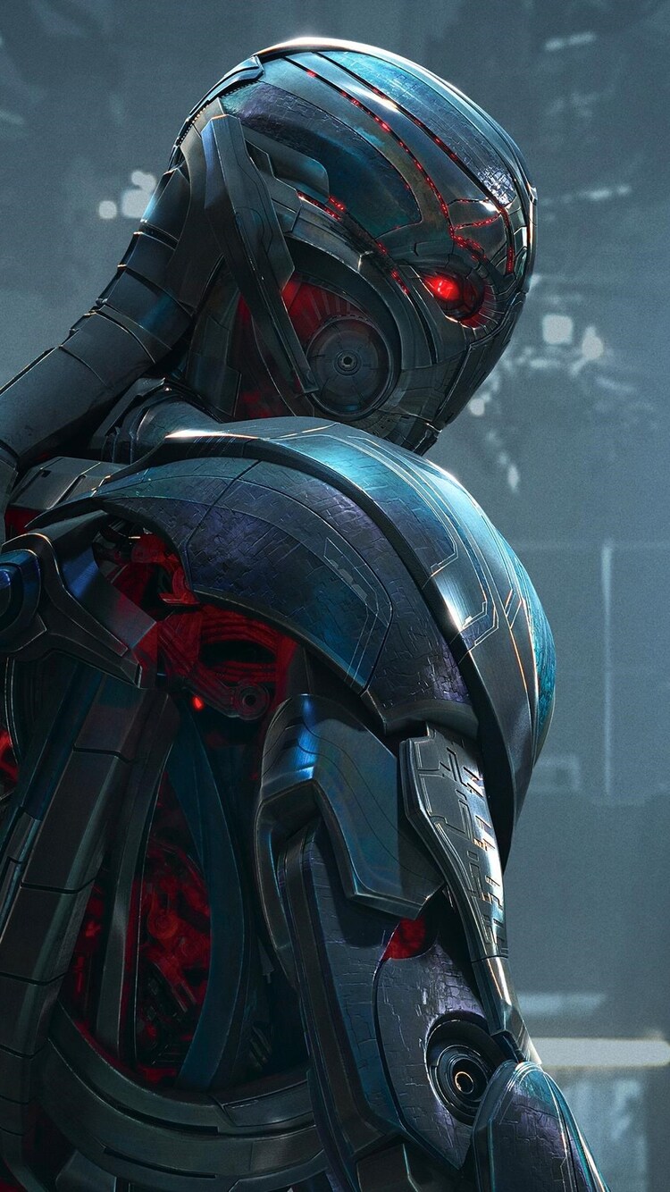 750x1334  750x1334 Ultron in Avengers Age of Ultron iPhone 6, iPhone 6s, iPhone 7 HD 4K обои, изображения, фоны, фотографии и картинки